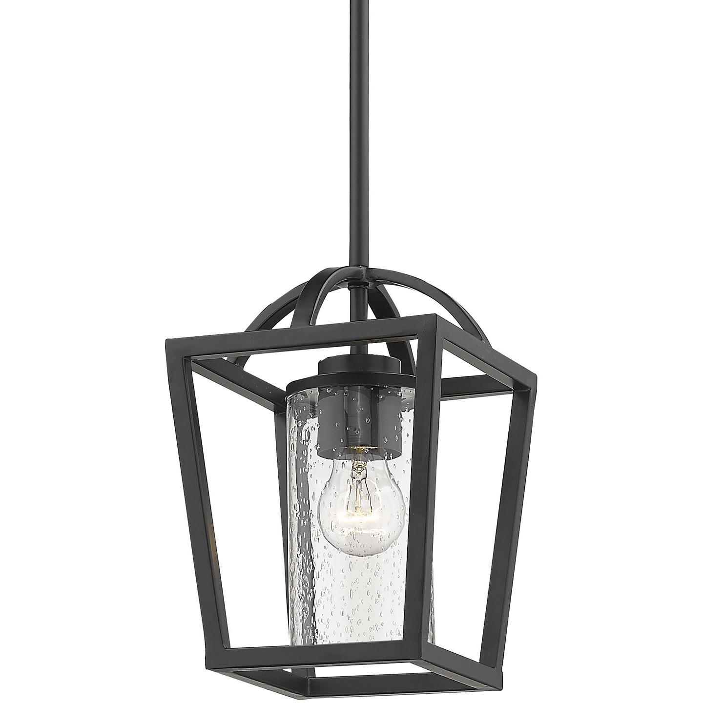 Mercer 1 Light 7 inch Matte Black Pendant Ceiling Light