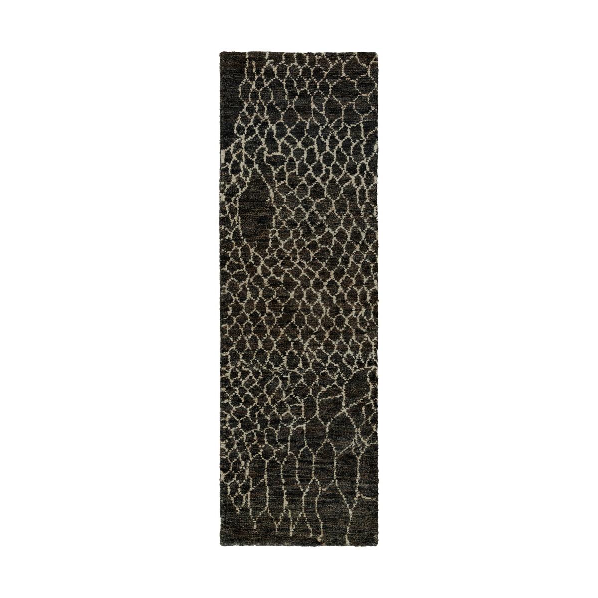 Bjorn 36 X 24 inch Black/Khaki/Dark Brown/Ivory Rugs, Jute