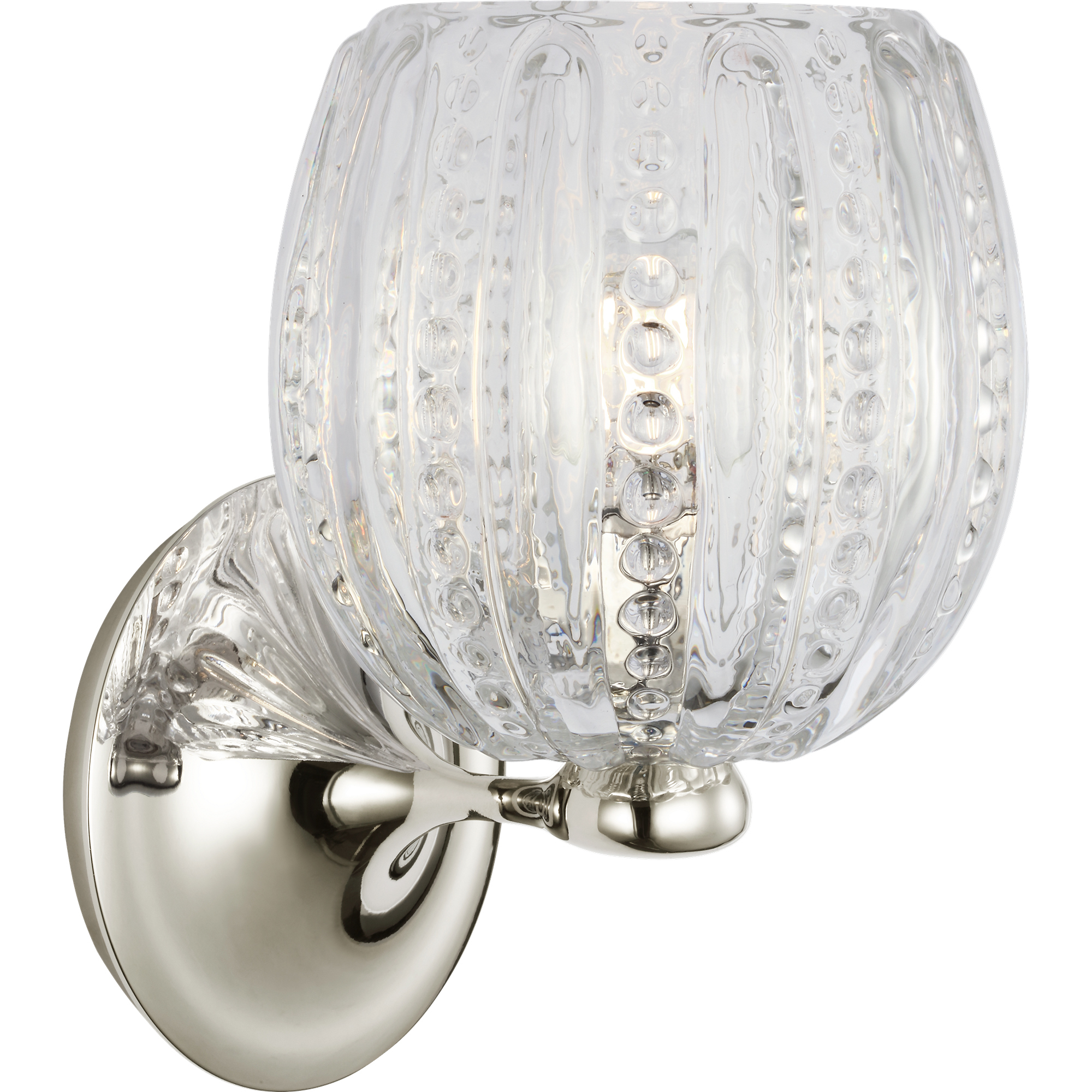 AERIN Lazari LED 6 inch Polished Nickel Single Bath Sconce Wall Light