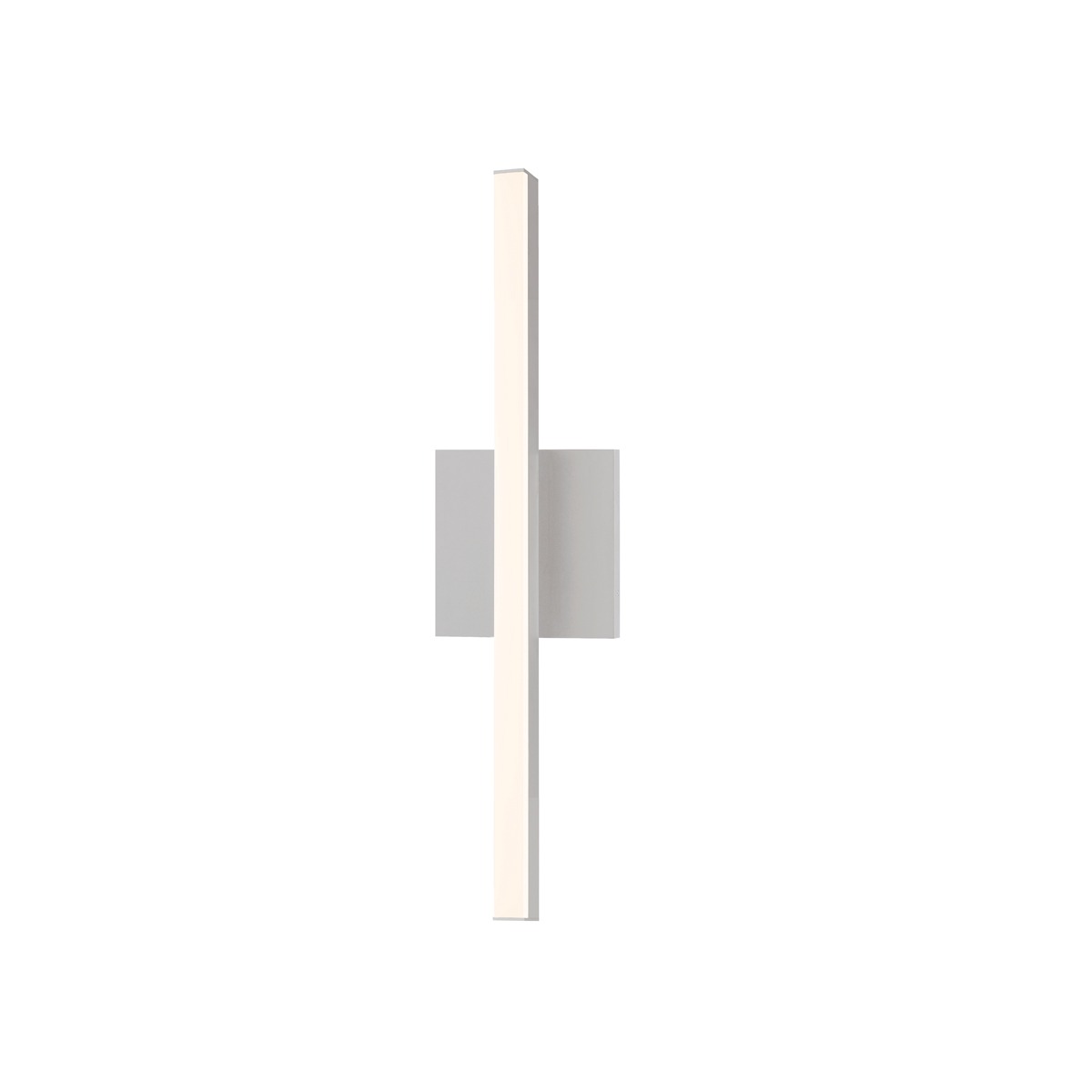 Stix LED 0.75 inch Bright Satin Aluminum Vanity Light Wall Light