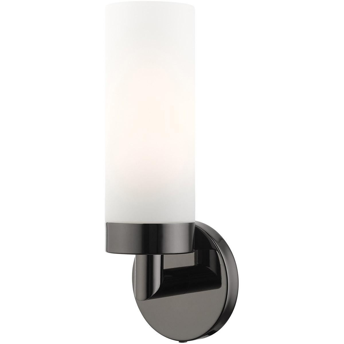 Aero 1 Light 4.25 inch Black Chrome ADA ADA Single Sconce Wall Light