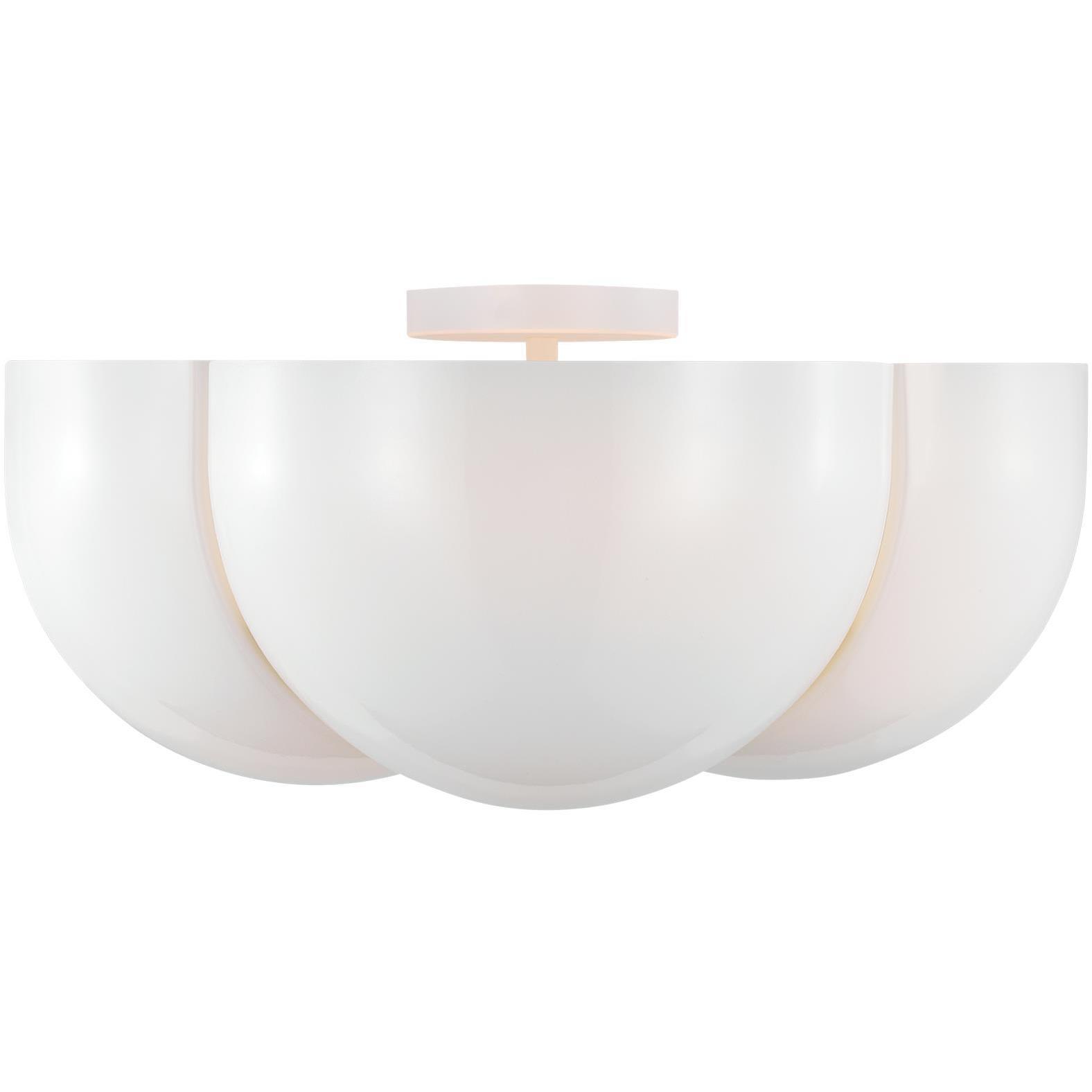 Christiane Lemieux Cheverny 4 Light 20 inch Matte White Semi-Flush Mount Ceiling Light