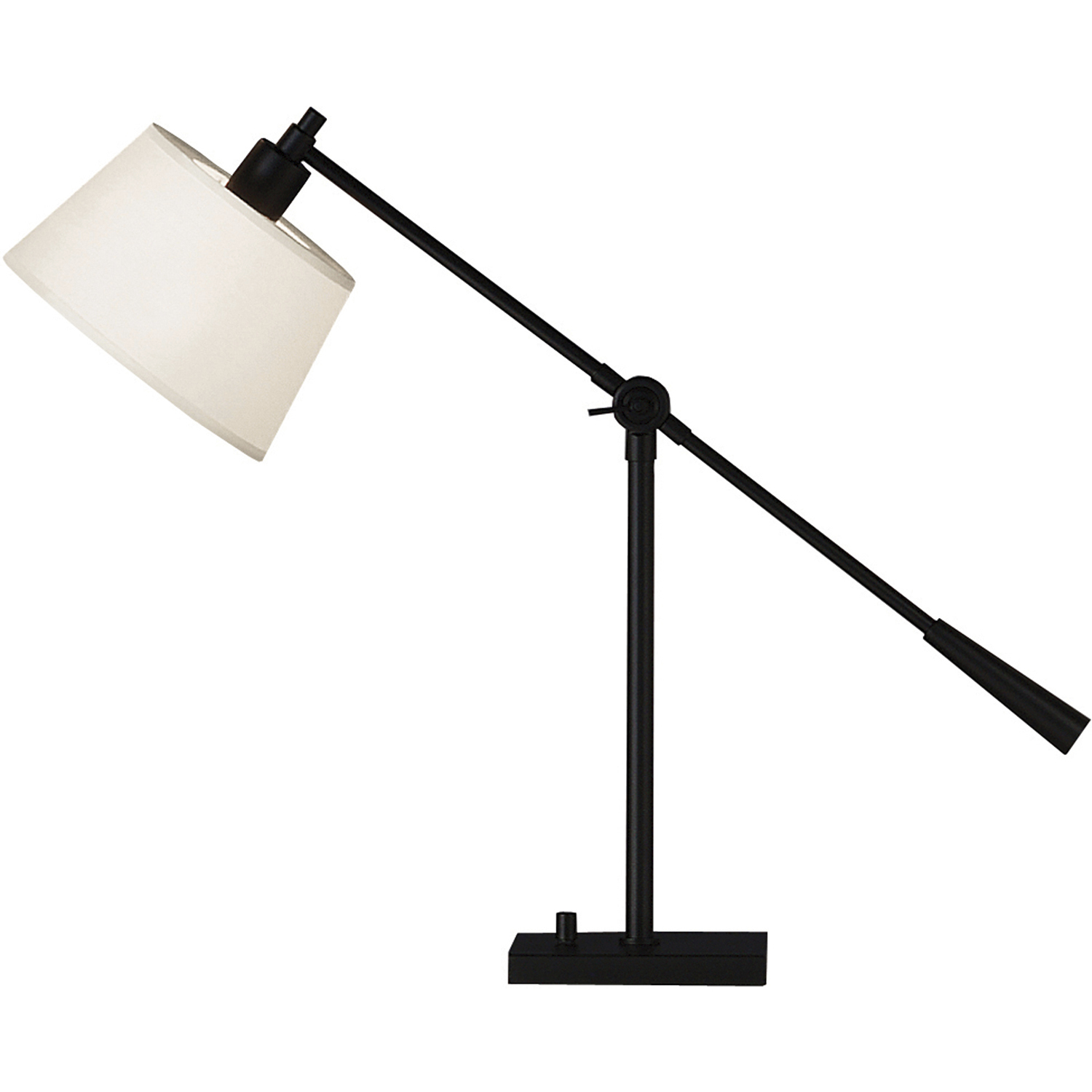 Real Simple 15.75 inch 100 watt Matte Black Powder Coat Table Lamp Portable Light