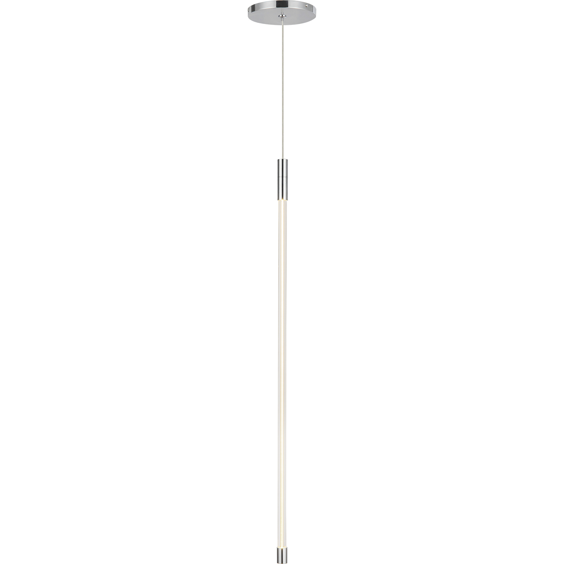 Motif LED 0.75 inch Chrome Pendant Ceiling Light