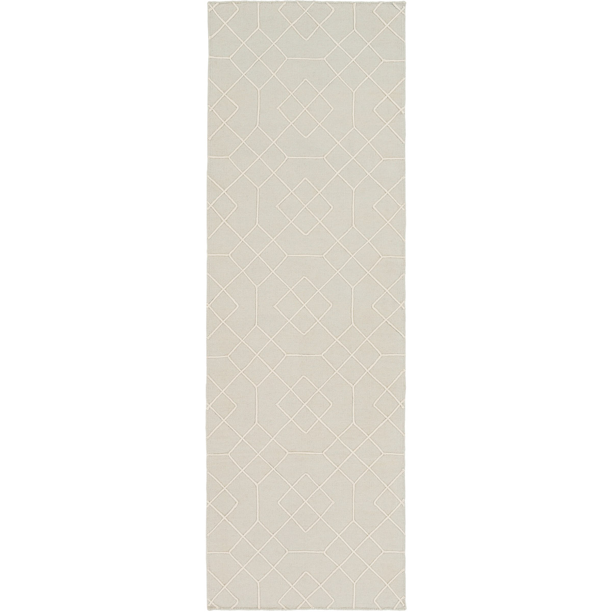 Seabrook 96 X 30 inch Seafoam, Khaki Rug