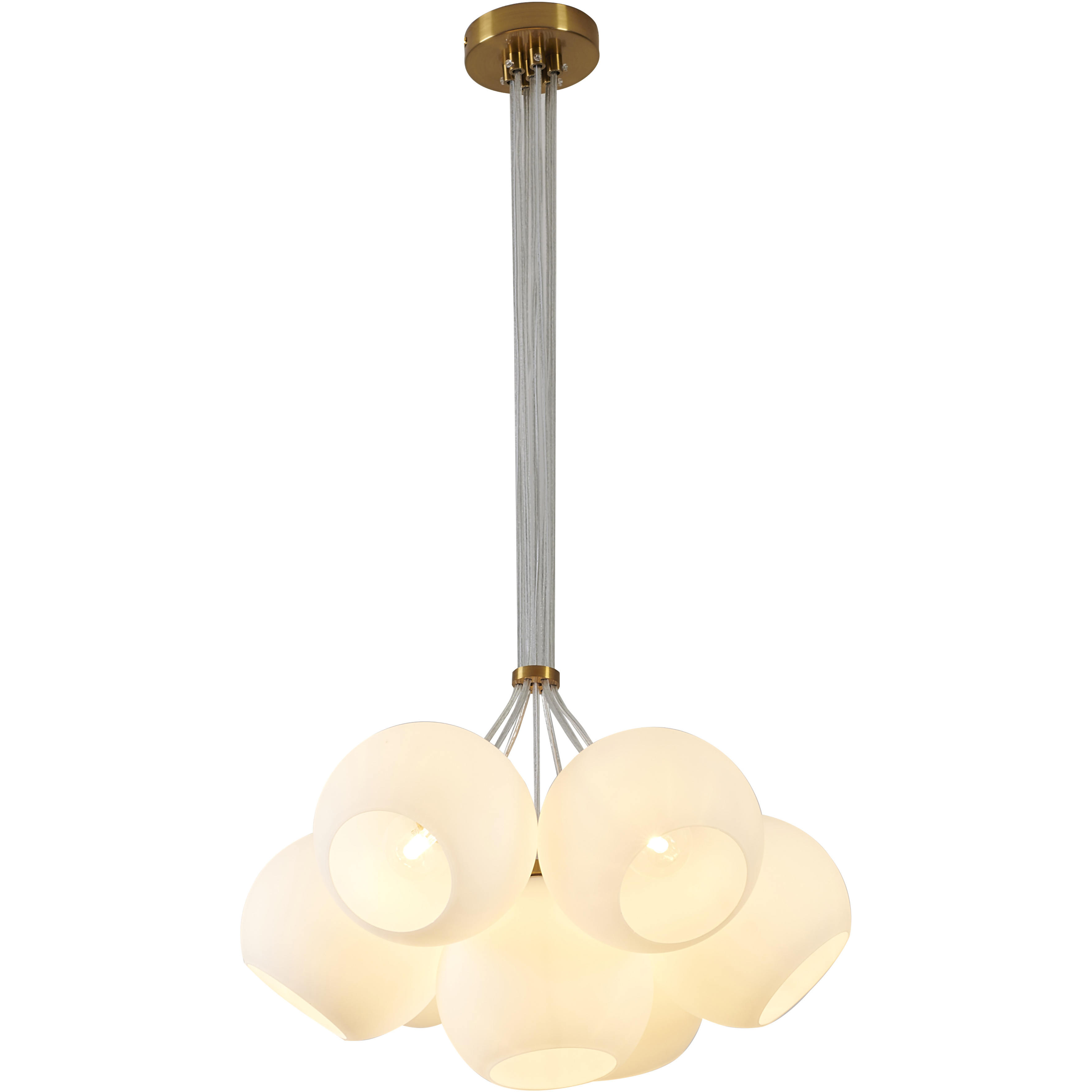Canada 7 Light 21.25 inch Gold Chandelier Ceiling Light