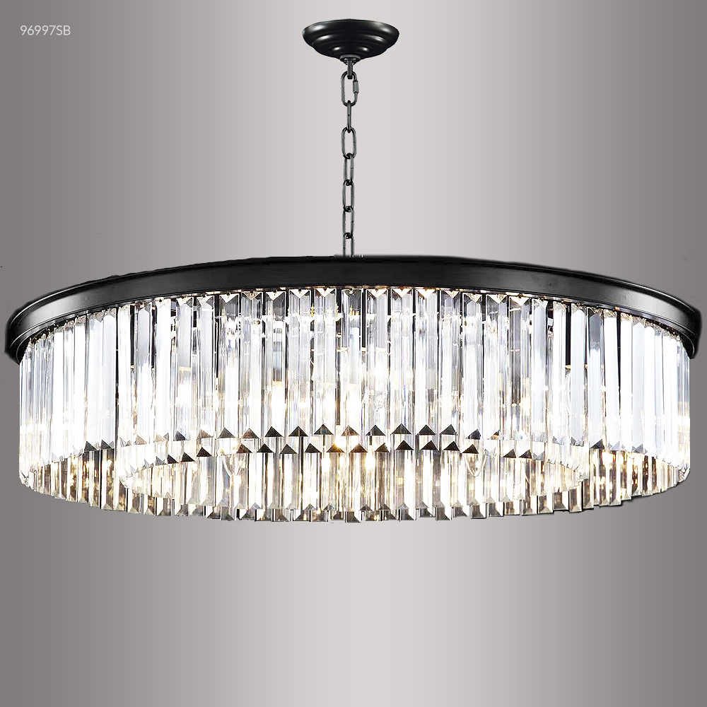 James R. Moder 96997SB22 Contemporary Europa Satin Black
