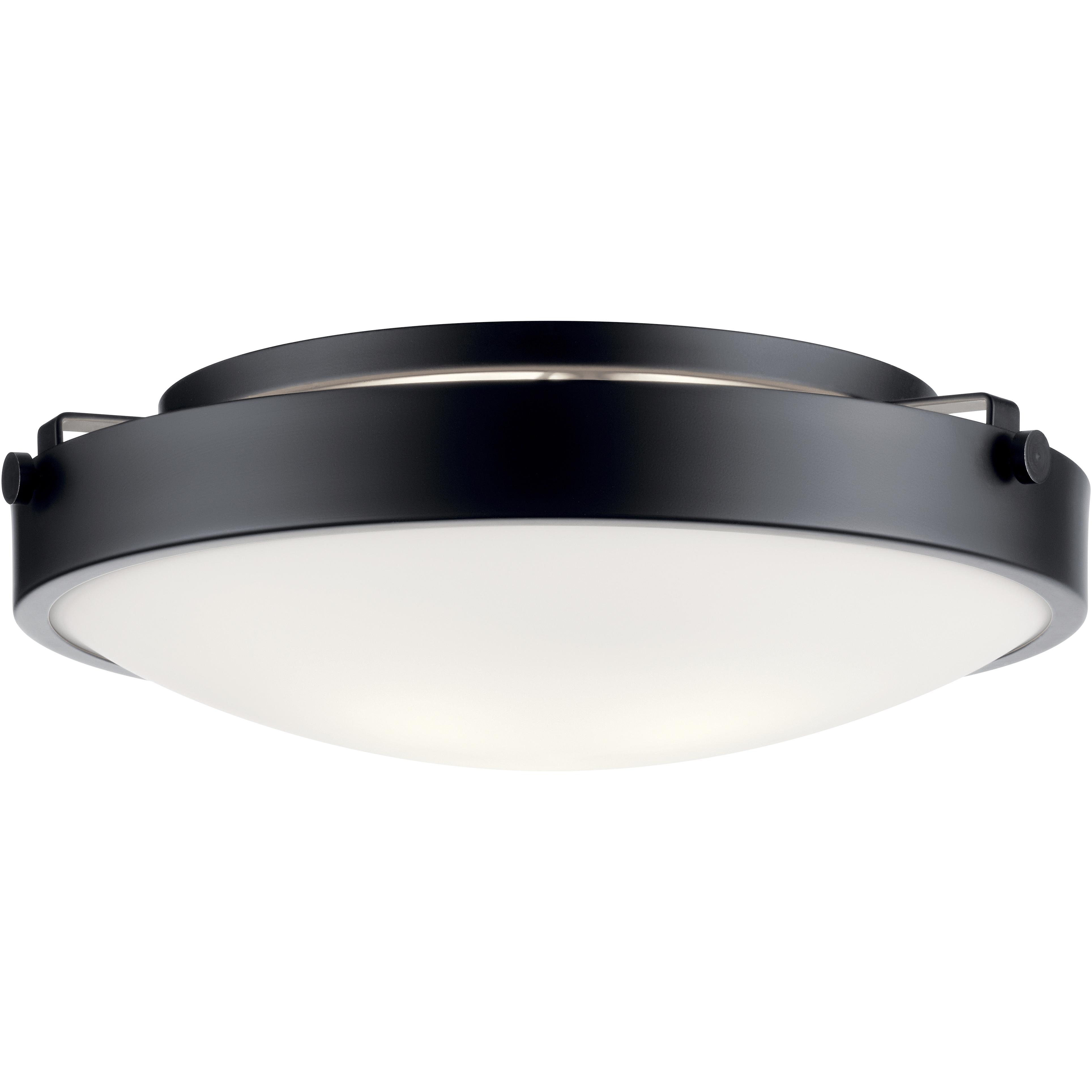 Lytham 3 Light 17.25 inch Black Flush Mount Ceiling Light