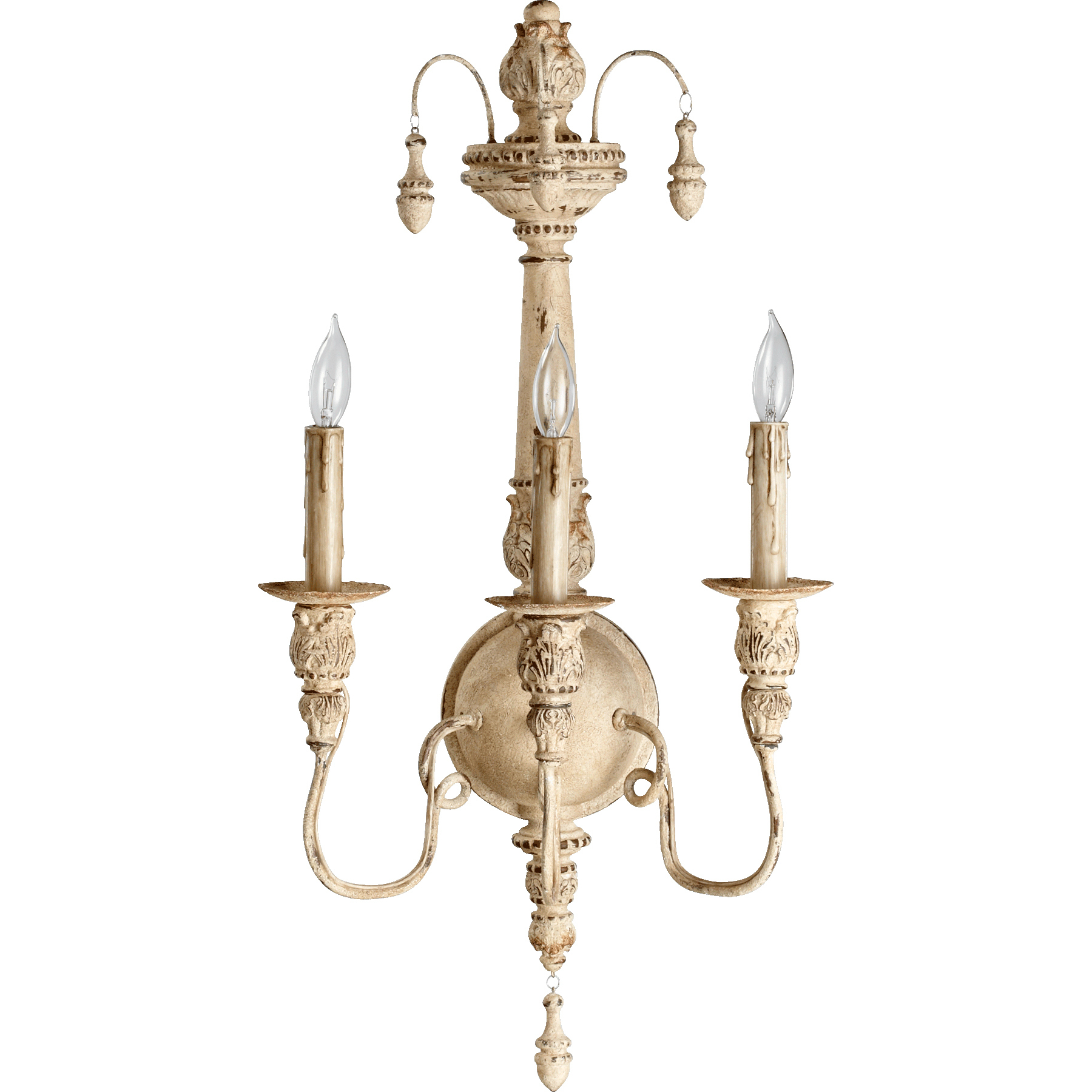 Salento 3 Light 13.75 inch Persian White Wall Sconce Wall Light
