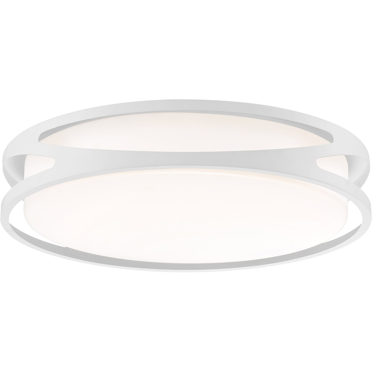 Lucia LED 17.75 inch White Flush Mount Ceiling Light