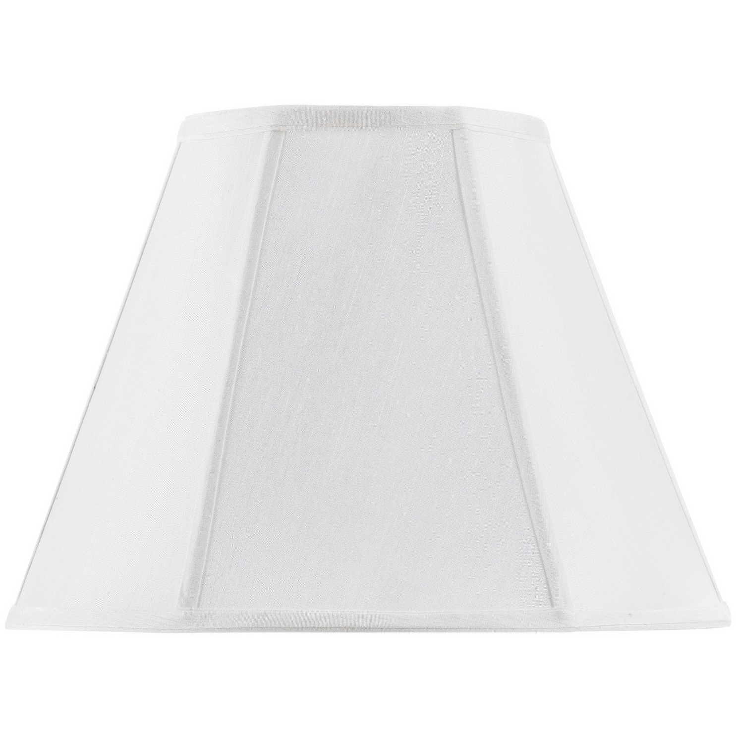 Empire White 14 inch Shade Spider, Vertical Piped Basic