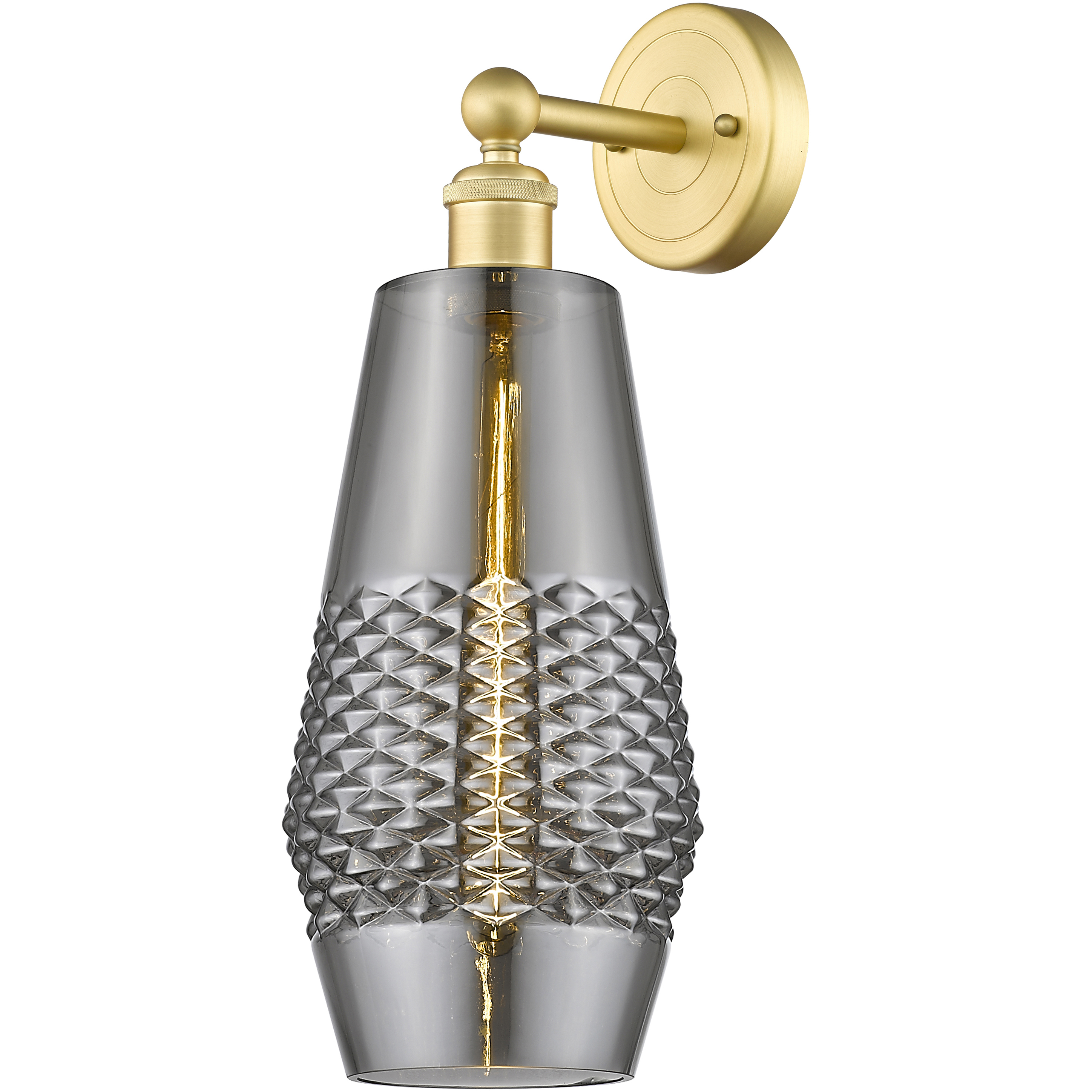 Windham Sconce Wall Light in Satin Gold