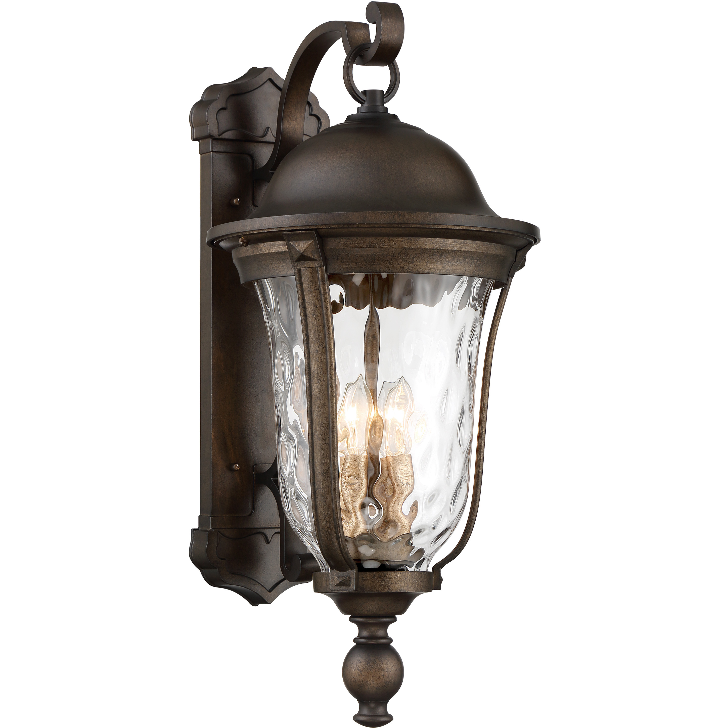 Havenwood 4 Light 27 inch Tavira Bronze And Alder Silver Outdoor Wall Mount, Great Outdoors 