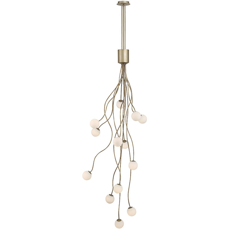 Athena LED 28 inch Antique Gold Chandelier Ceiling Light