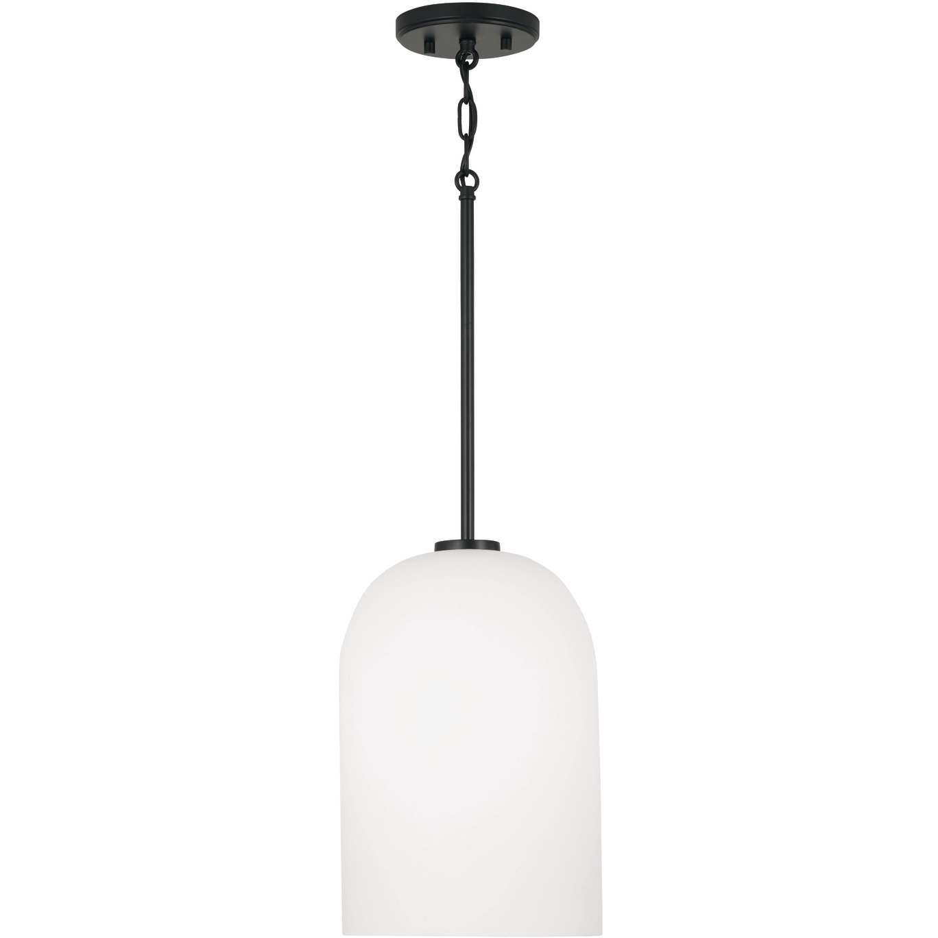 Lawson 1 Light 8.75 inch Matte Black Pendant Ceiling Light