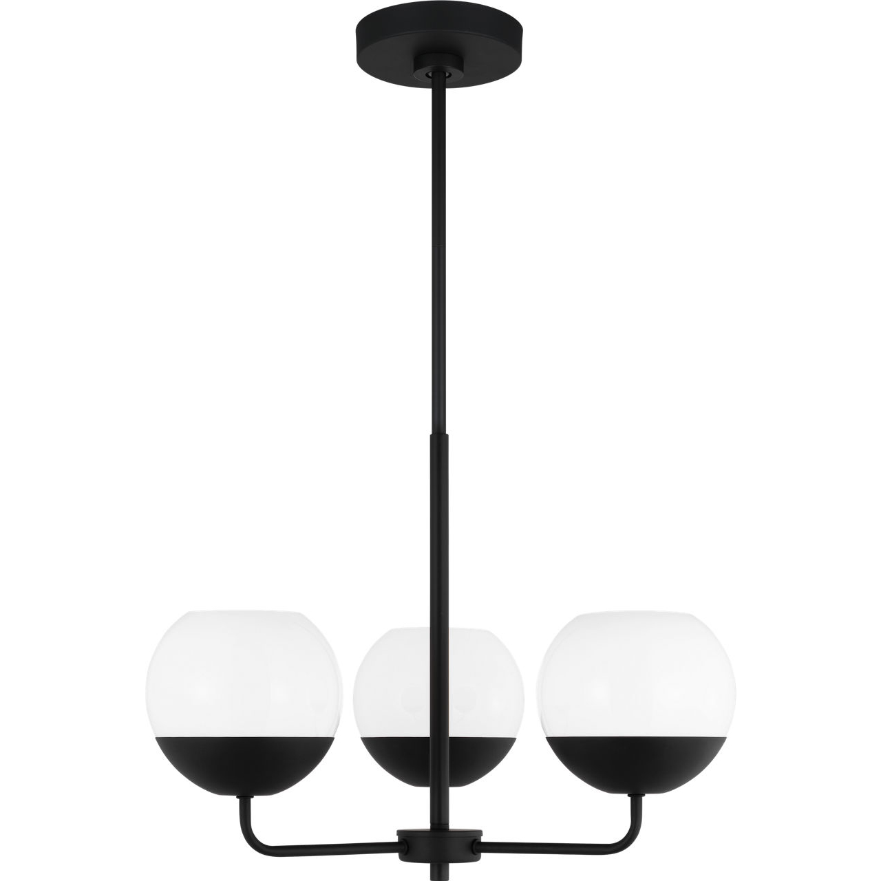 Alvin 5 Light 26 inch Midnight Black Chandelier Ceiling Light