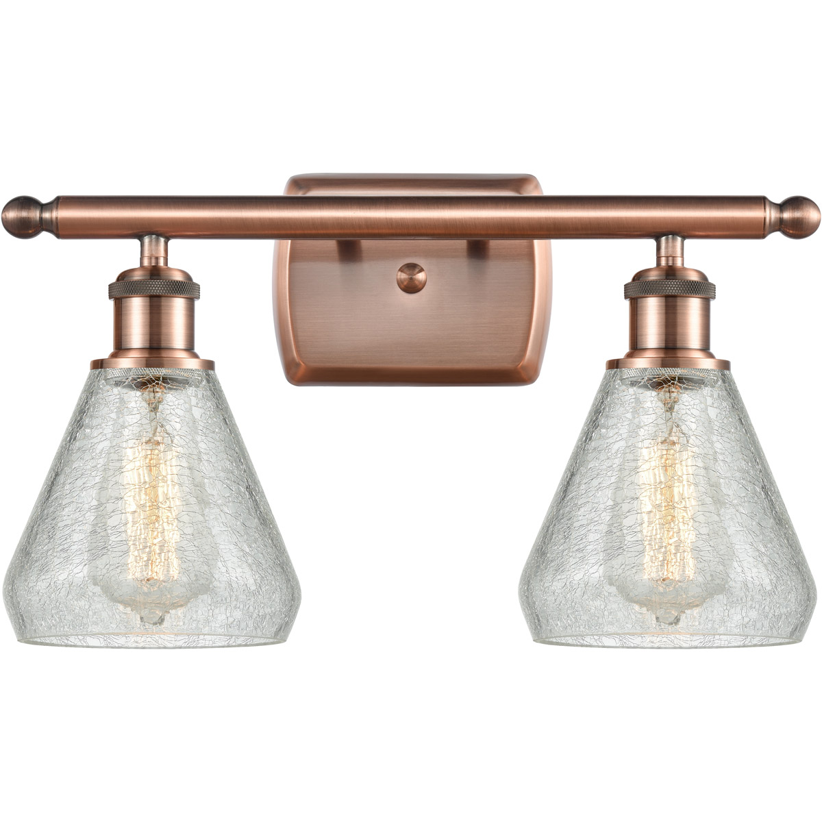 Ballston Conesus LED 16 inch Antique Copper Bath Vanity Light Wall Light, Ballston