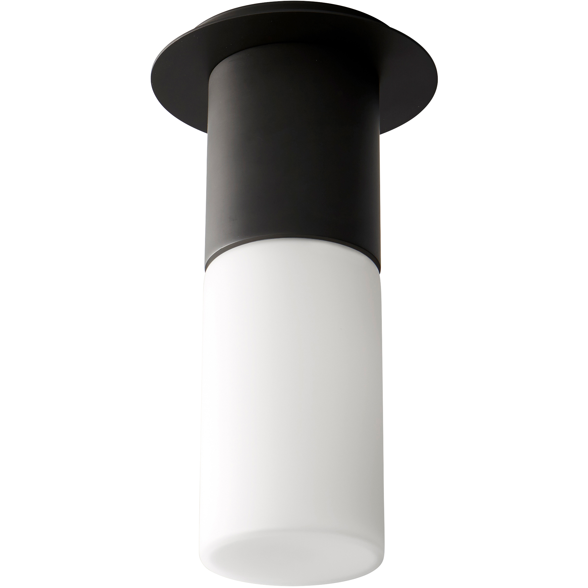 Pilar 1 Light 5.88 inch Black Flush Mount Ceiling Light