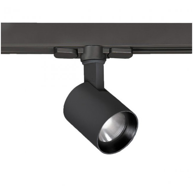 Lucio 1 Light 120 Black Track Head Ceiling Light in Ultra Narrow, 90, 2700K
