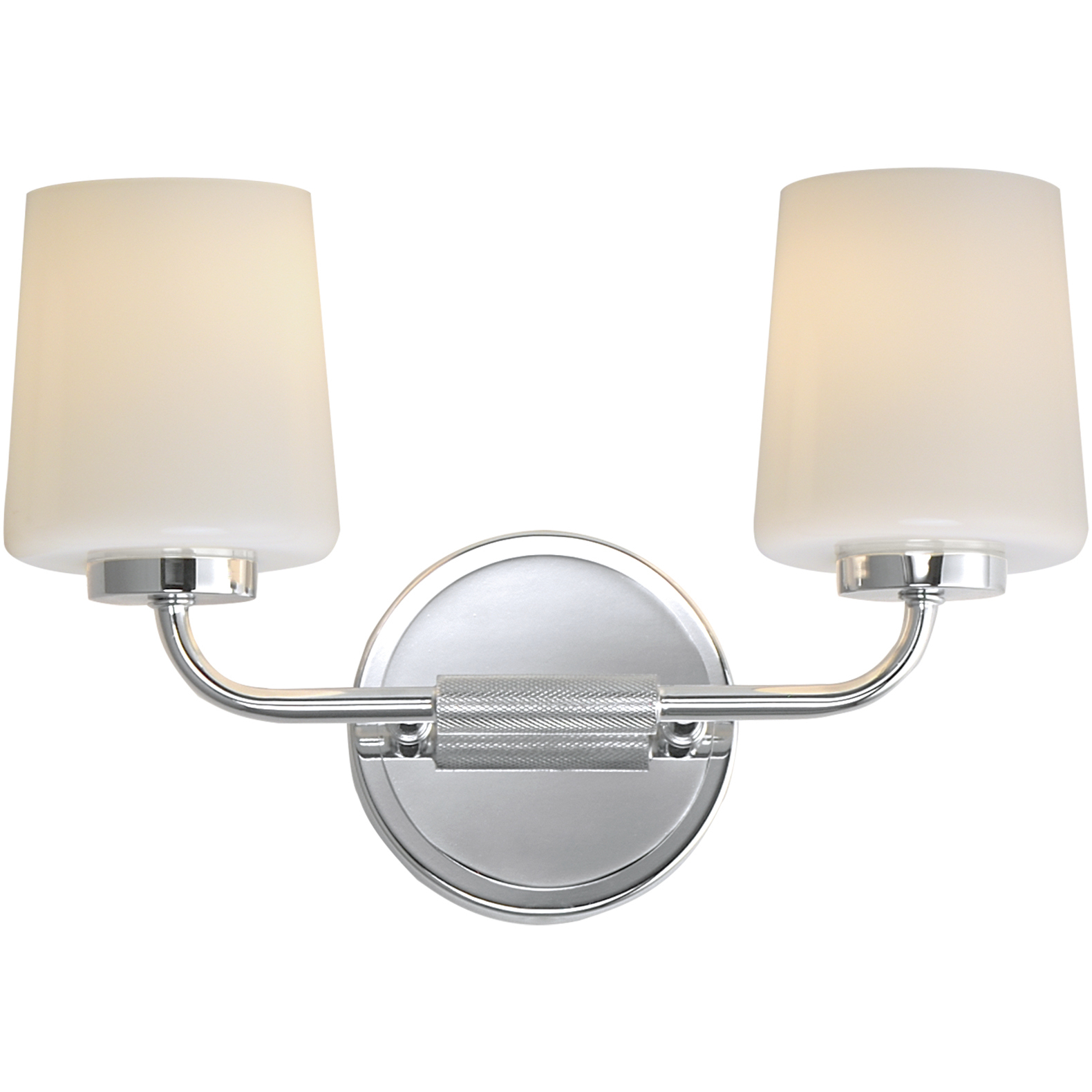 Durham 2 Light 13.75 inch Polished Chrome Wall Sconce Wall Light