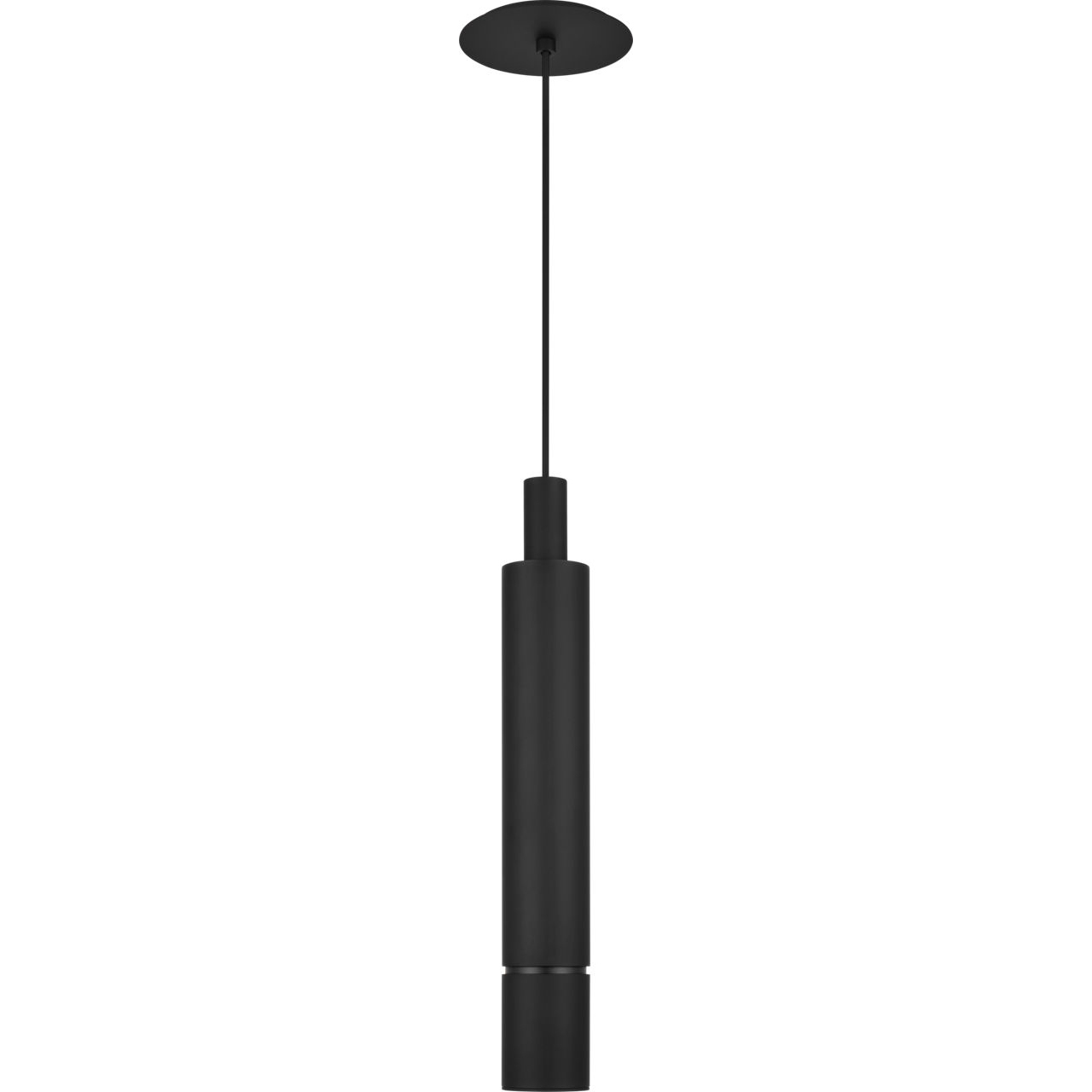 Mick De Giulio Sottile LED Nightshade Black Pendant Ceiling Light, Integrated LED