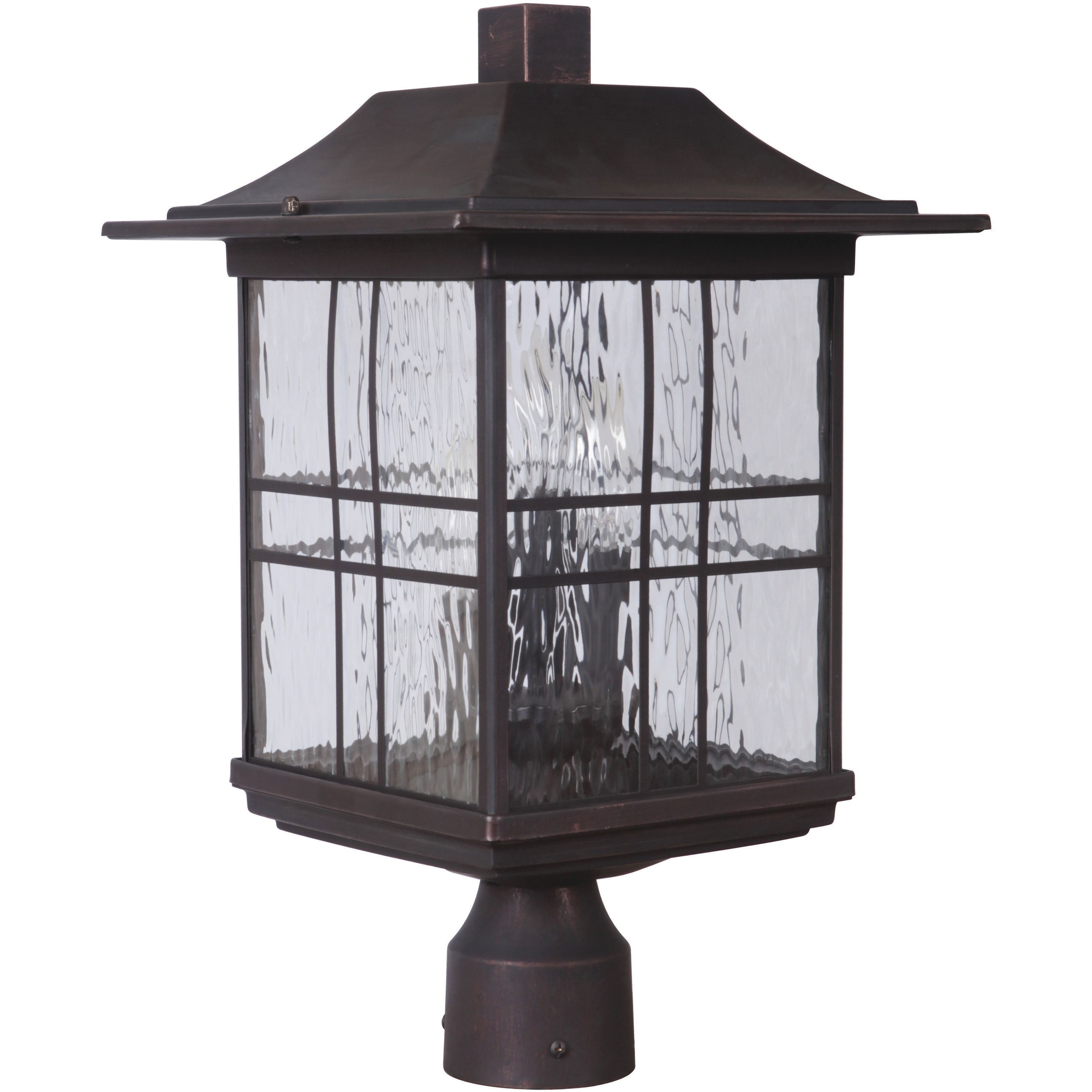 Dorset 3 Light 18 inch Aged Bronze Brushed Outdoor Post Mount, Large