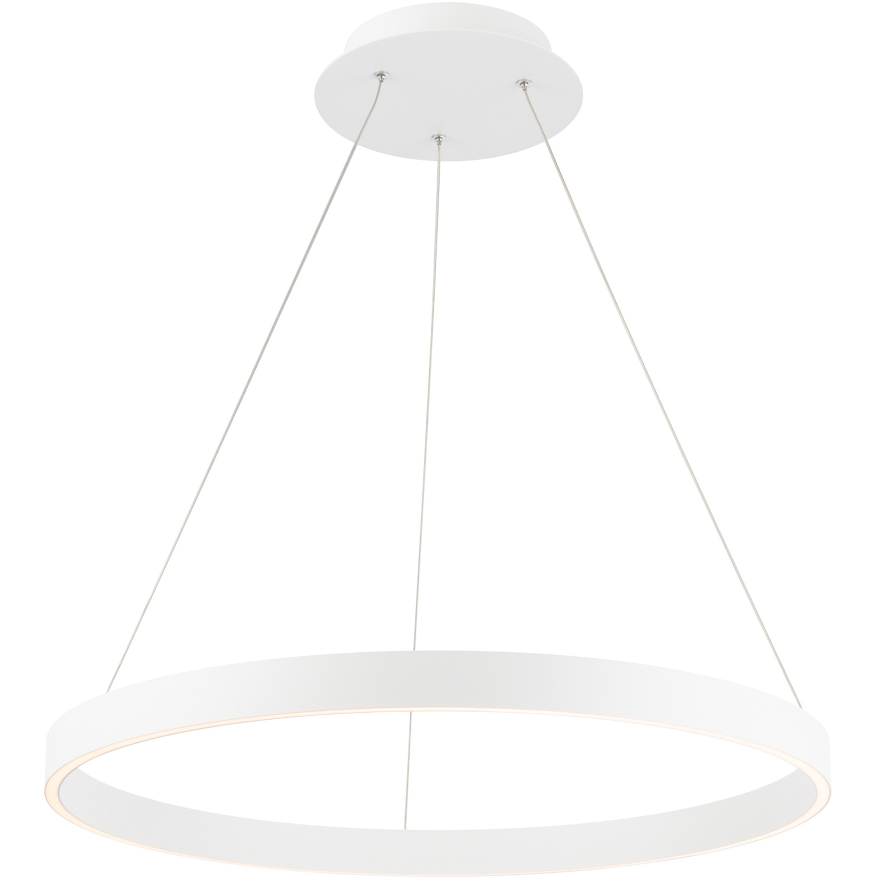 Sirius LED 24 inch White Pendant Ceiling Light, dweLED