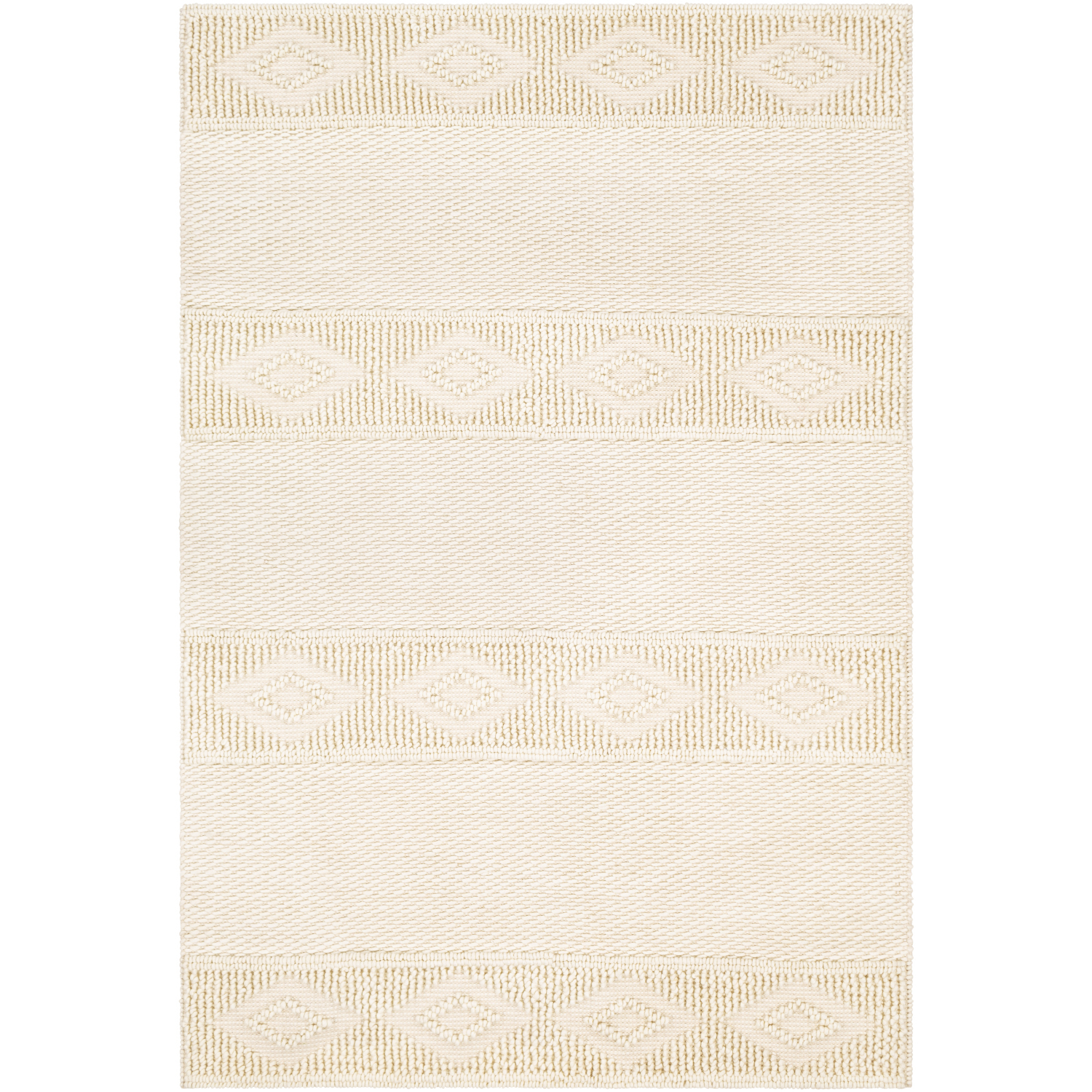 Farmhouse Neutrals 90 X 60 inch Cream Rugs