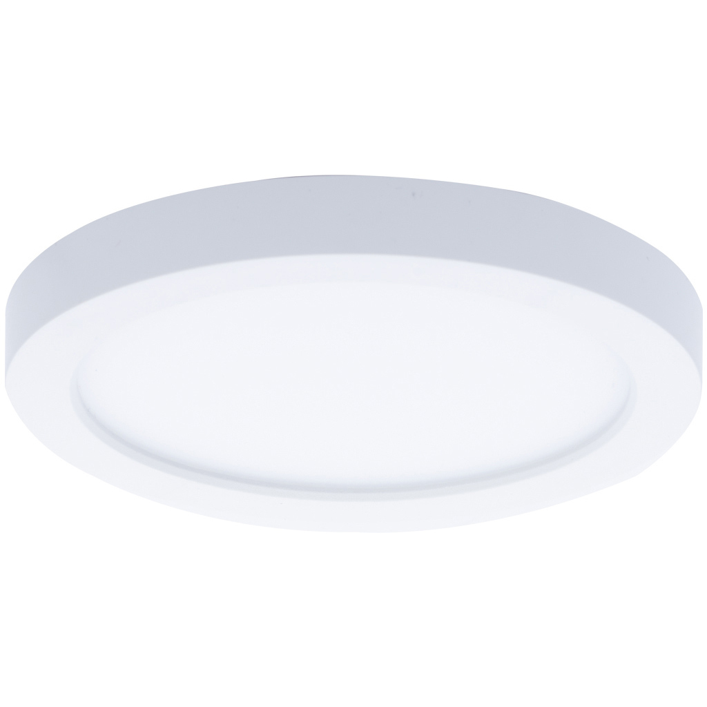 Round LED 5.25 inch White Flush Mount Ceiling Light in 3000K, 1, WAC Limited
