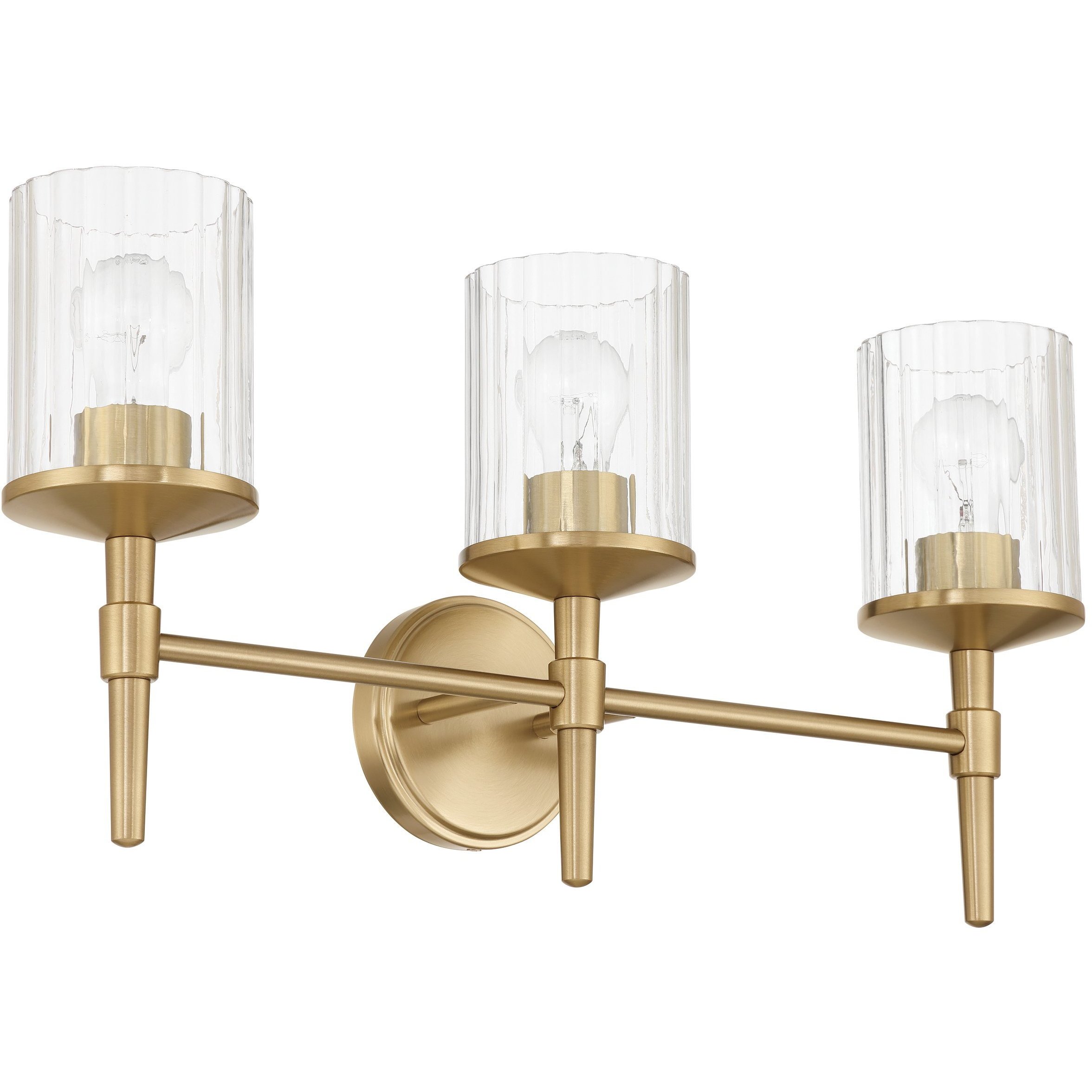 Andrea 3 Light 24 inch Champagne Gold Vanity Light Wall Light