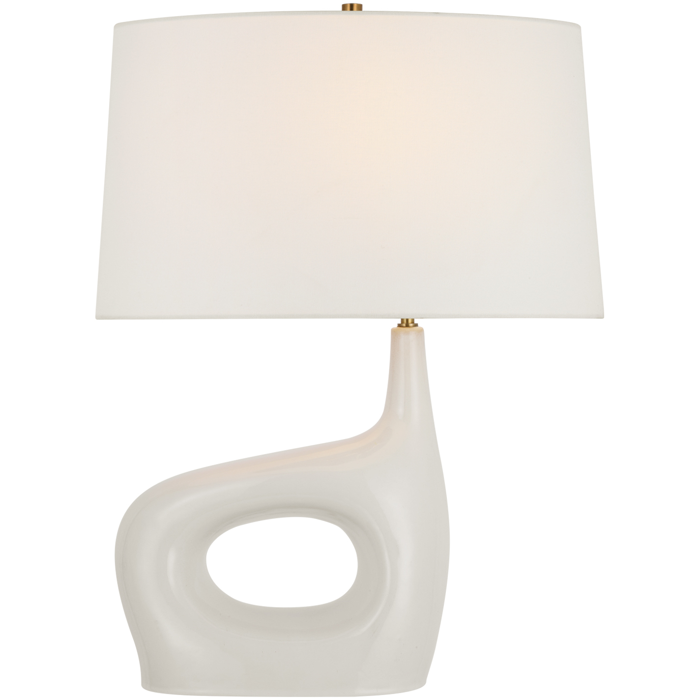 Champalimaud Sutro 24.25 inch 15 watt Ivory Left Table Lamp Portable Light, Medium