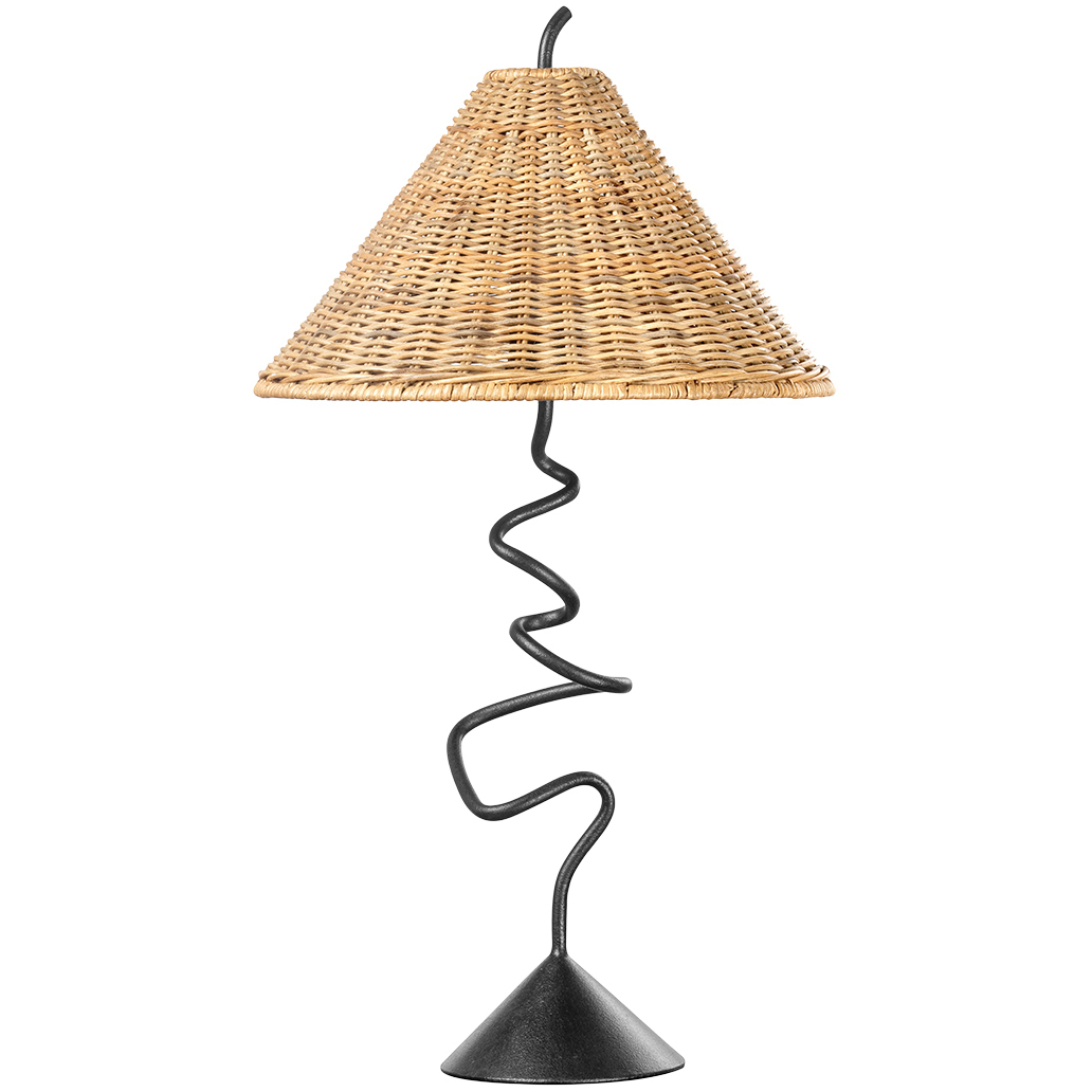 Alaric 25.75 inch 8.00 watt Forged Iron Table Lamp Portable Light