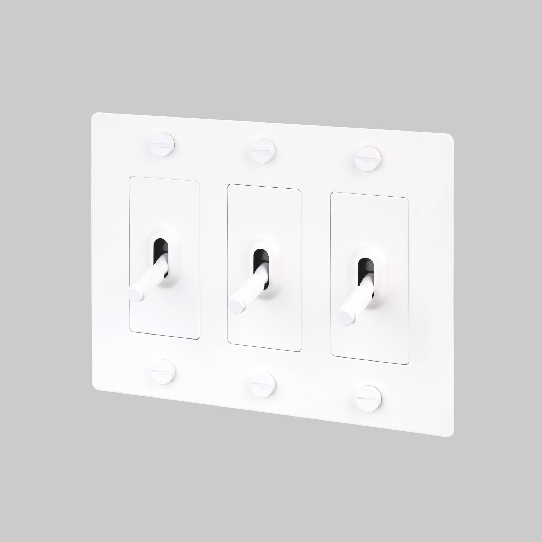3G Toggle 120-277 White Light Switch