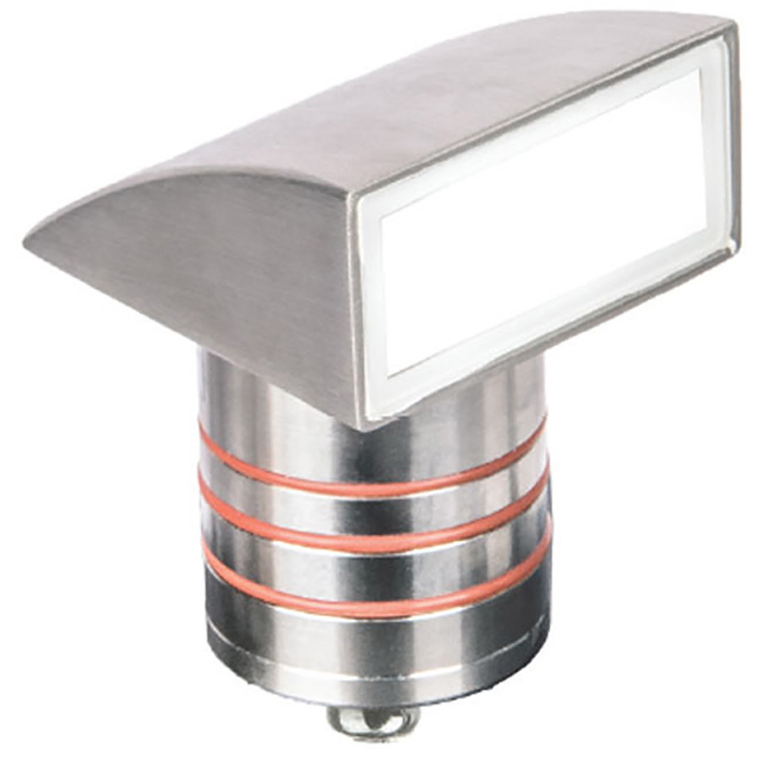 Inground Recessed Light 12 4.1 watt Stainless Steel Path Indicator Light in 3000K Warm White LED, WAC Landscape