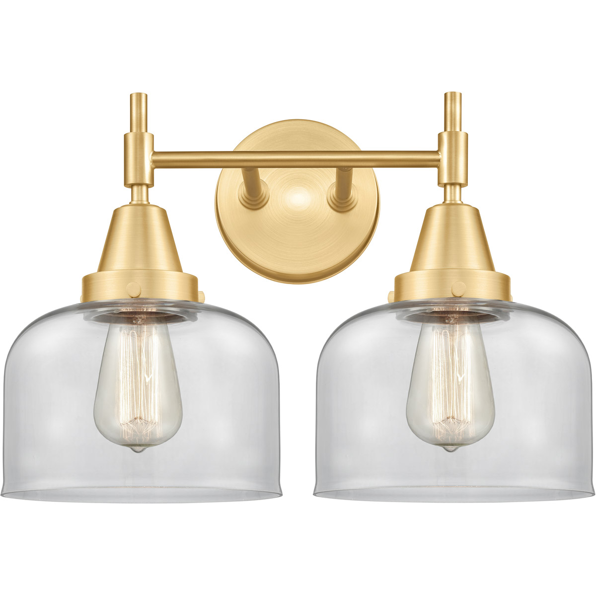 Caden LED 17 inch Satin Gold Bath Vanity Light Wall Light