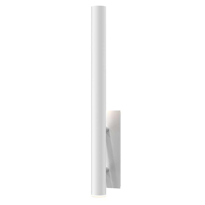 Flue LED 5 inch Textured White Sconce Wall Light