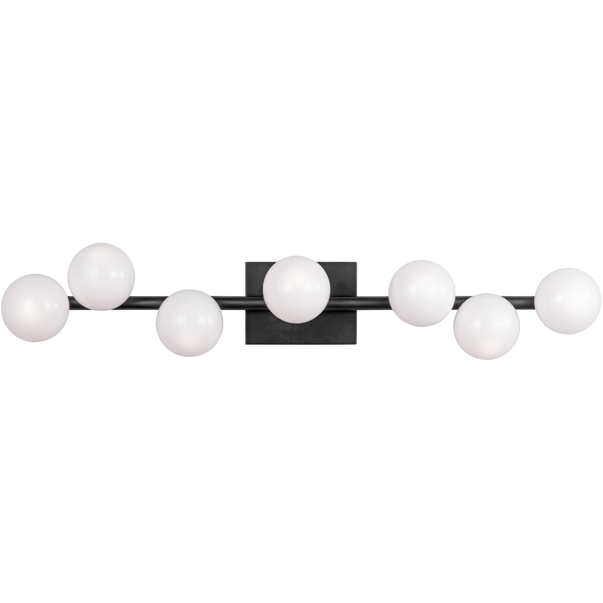 Sean Lavin Altair 7 Light 32 inch Aged Iron Bath Vanity Wall Light