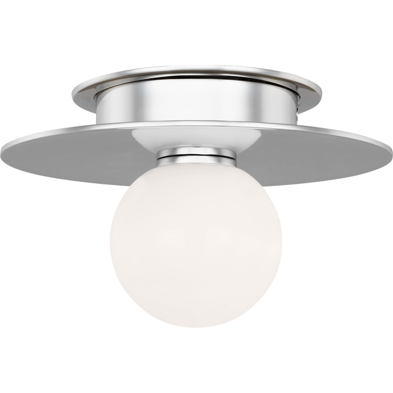 Kelly by Kelly Wearstler Nodes 1 Light 8 inch Polished Nickel Flush Mount Ceiling Light