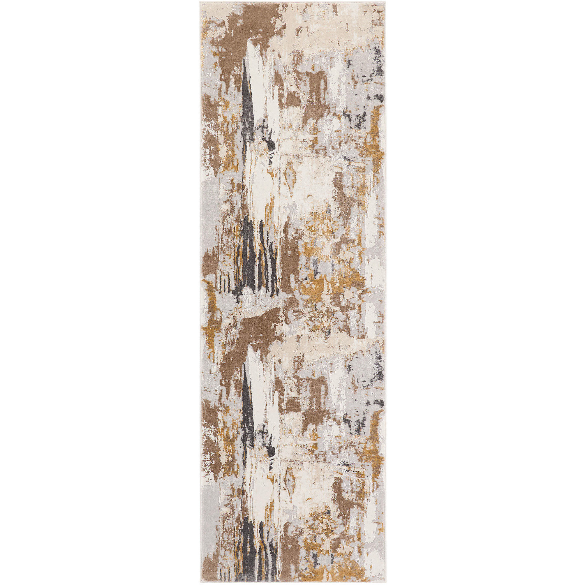 Veleka Gray and Gold Indoor Rug