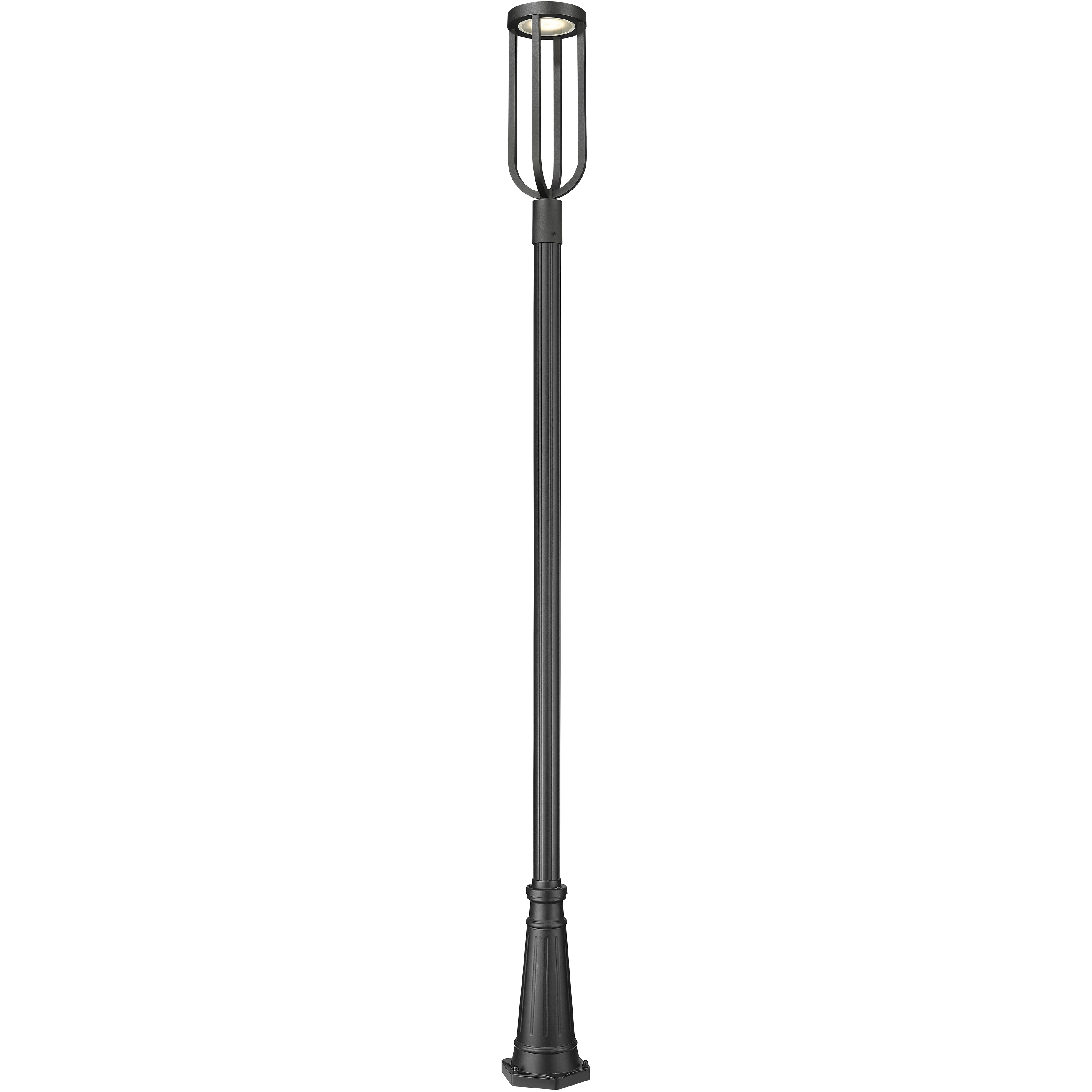 Leland LED 117.75 inch Sand Black Outdoor Post Mounted Fixture