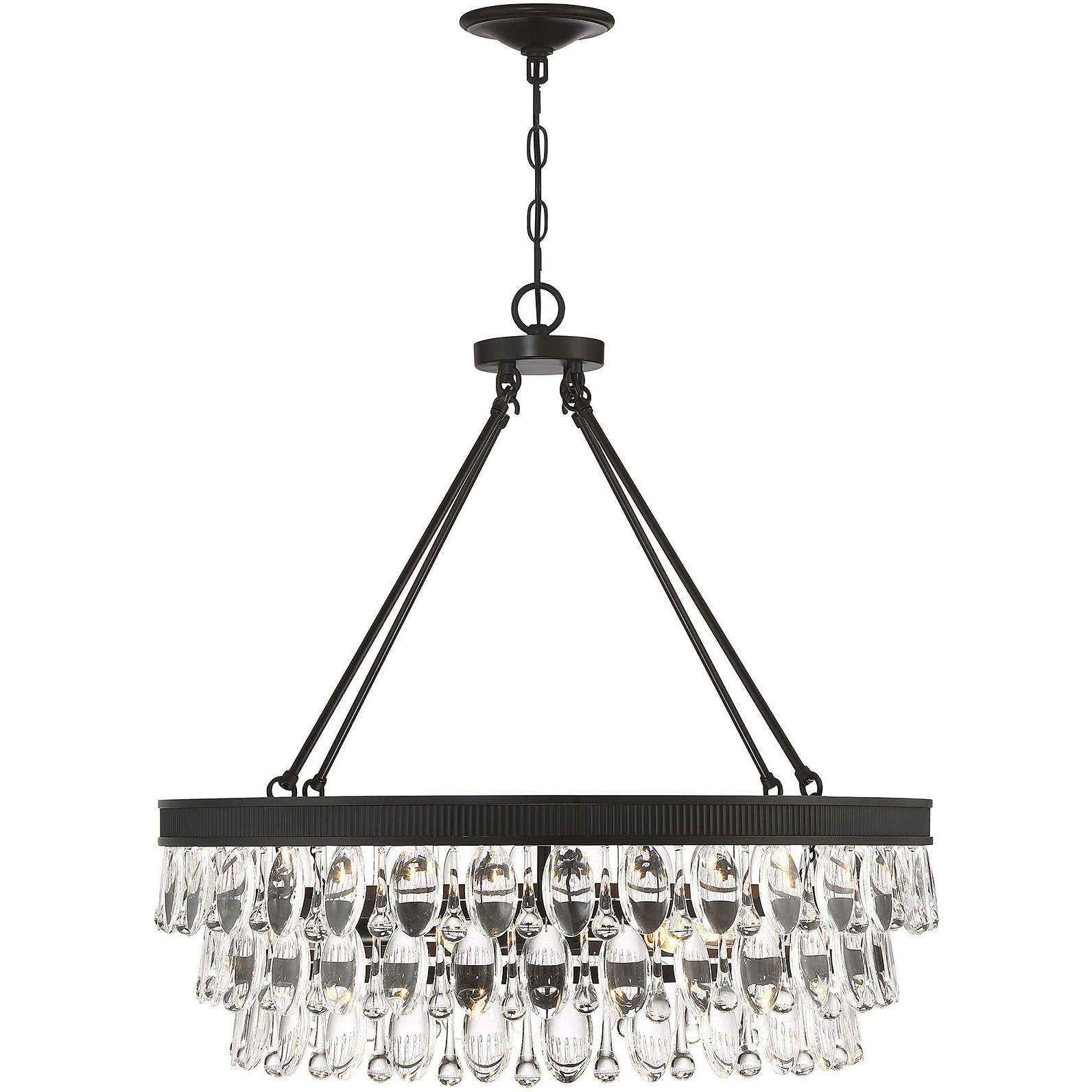 Windham 6 Light 28 inch English Bronze Pendant Ceiling Light