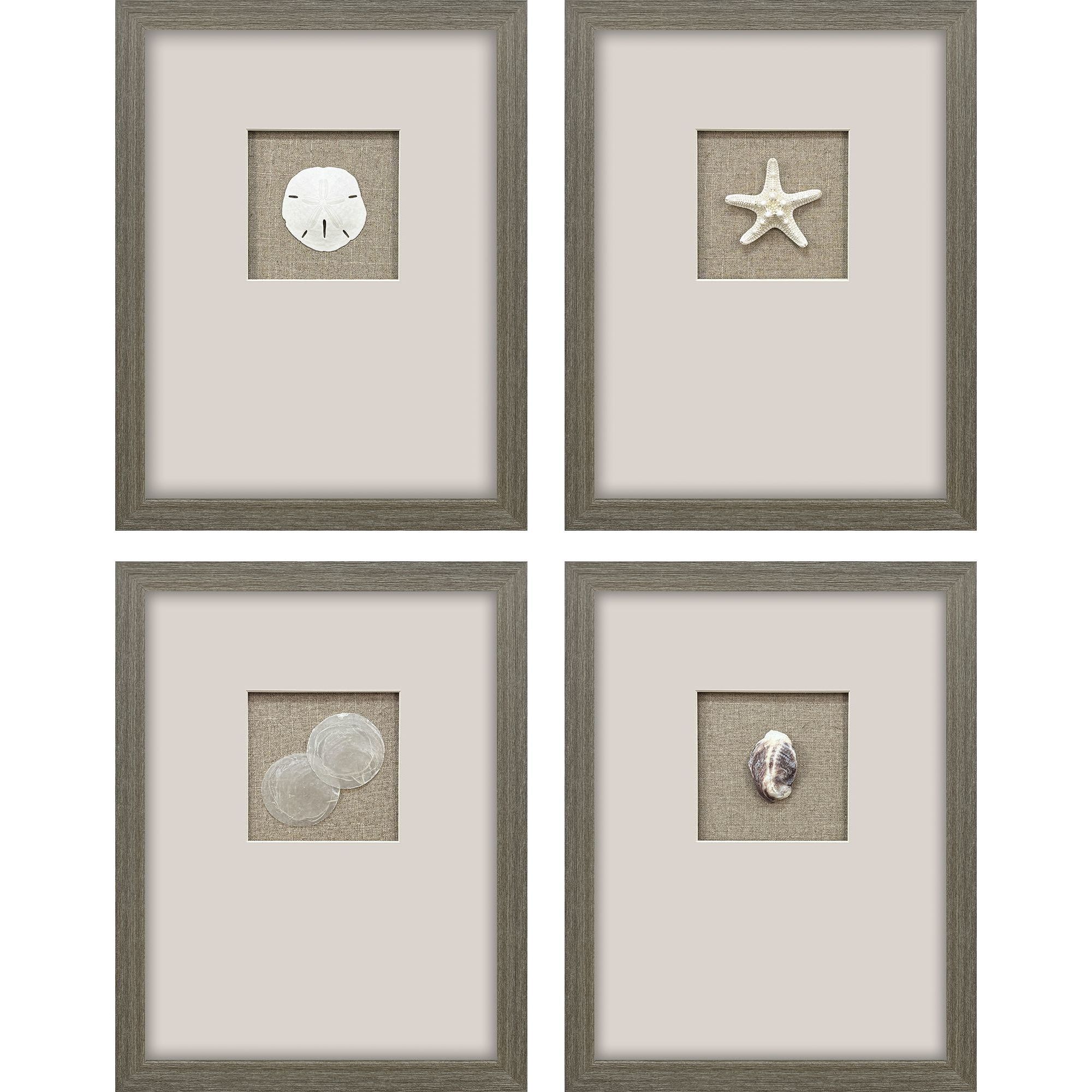 Natural Elements Beige and Brown and Neutral and White Framed Art