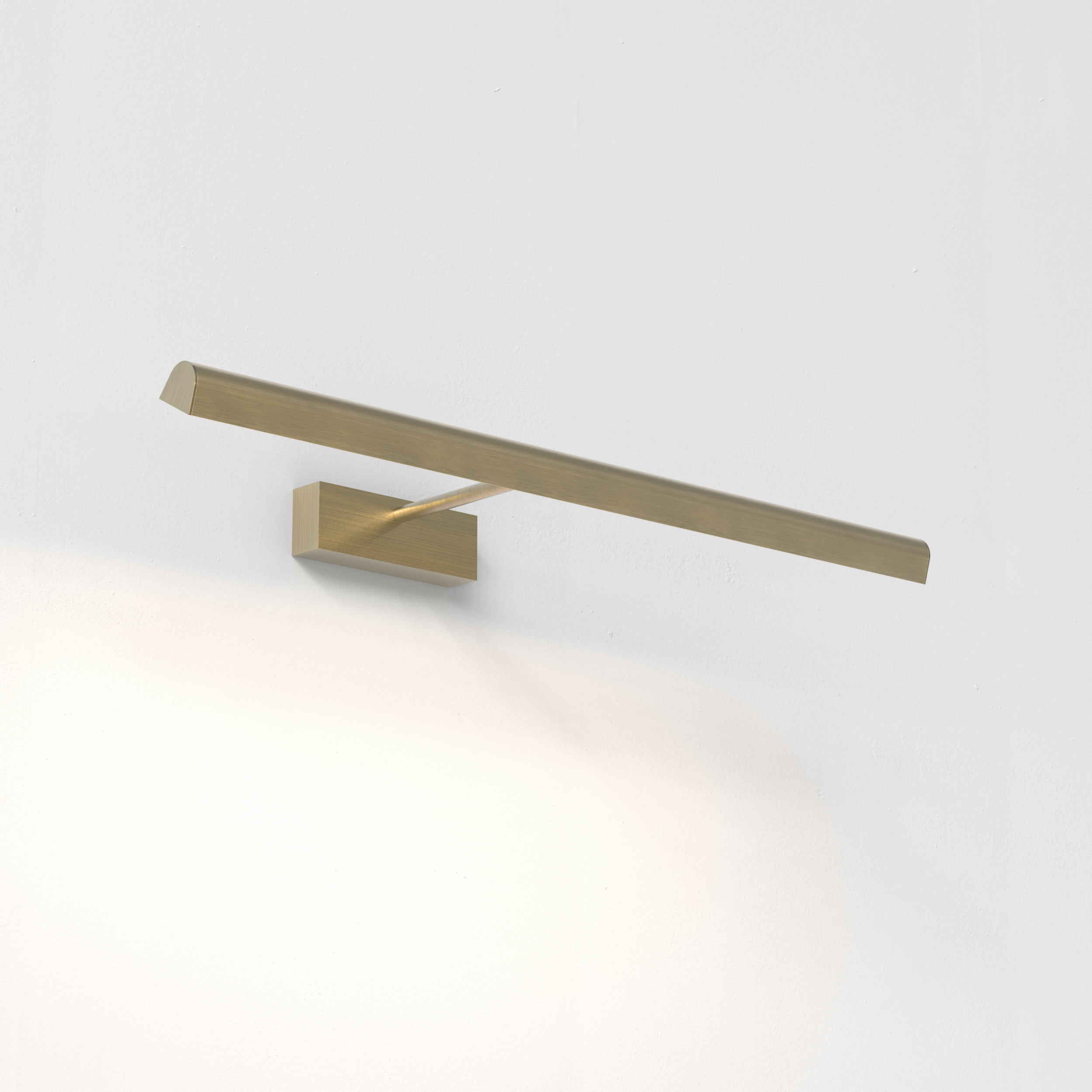 Renoir 0 watt 26.77 inch Matte Brushed Brass Interior Picture Light Wall Light