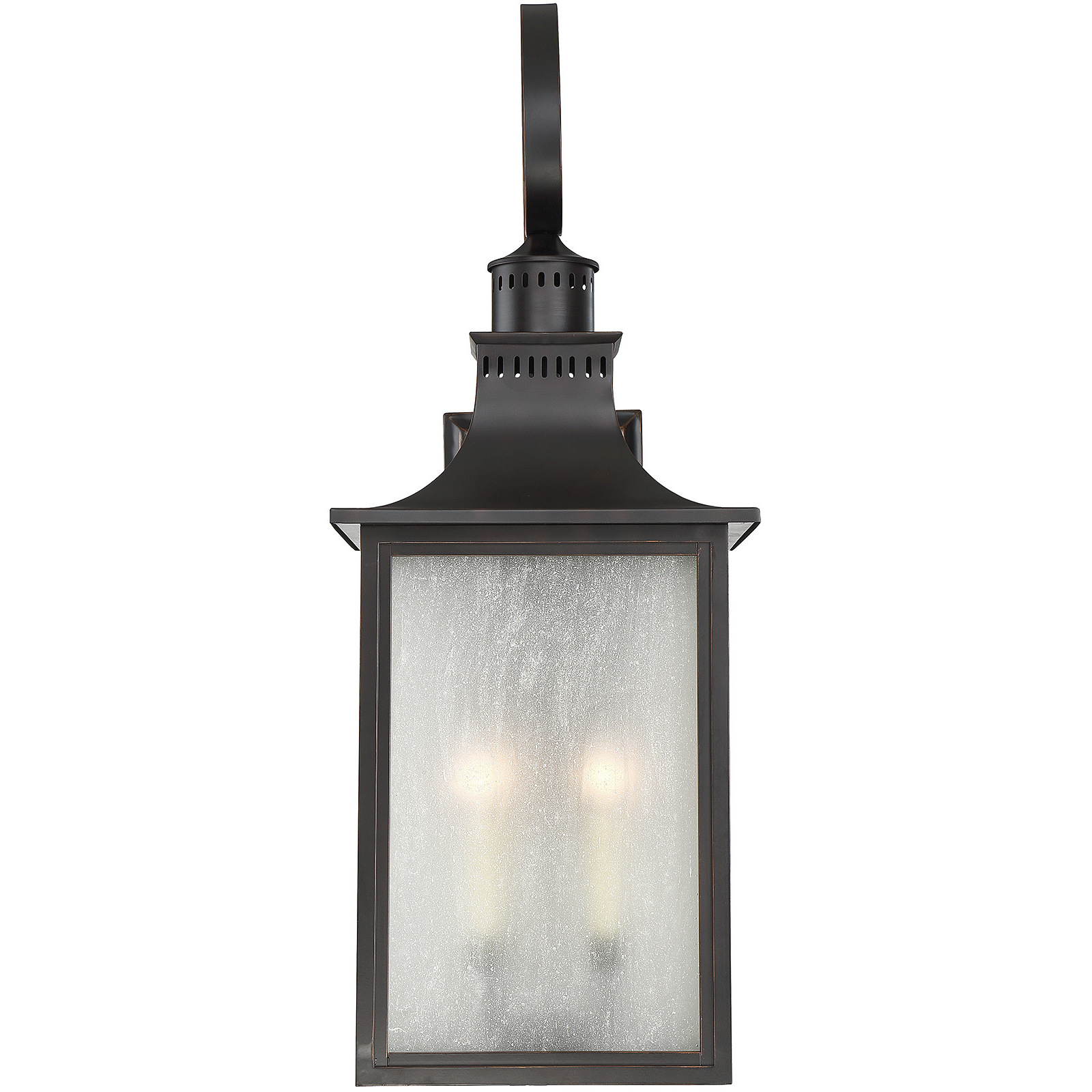 Monte Grande 3 Light 23.75 inch Slate Outdoor Post Lantern
