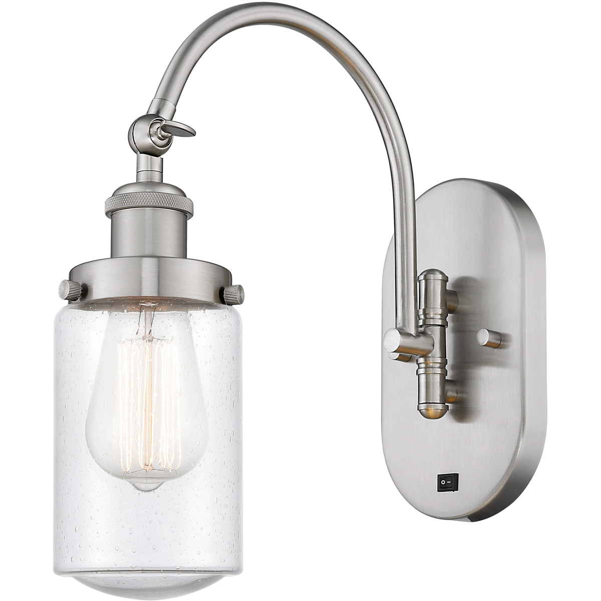 Franklin Restoration Dover LED 5 inch Brushed Satin Nickel Sconce Wall Light