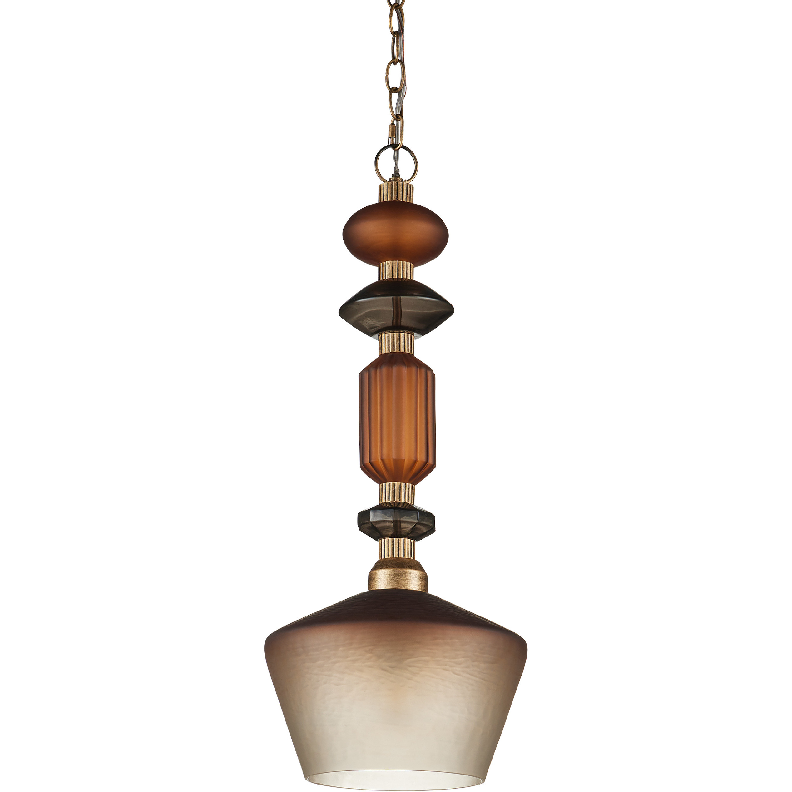 Mandeville 1 Light 11 inch Antique Gold Pendant Ceiling Light