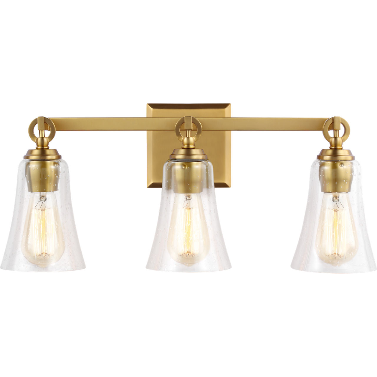 Sean Lavin Monterro 3 Light 21.75 inch Burnished Brass Vanity Light Wall Light