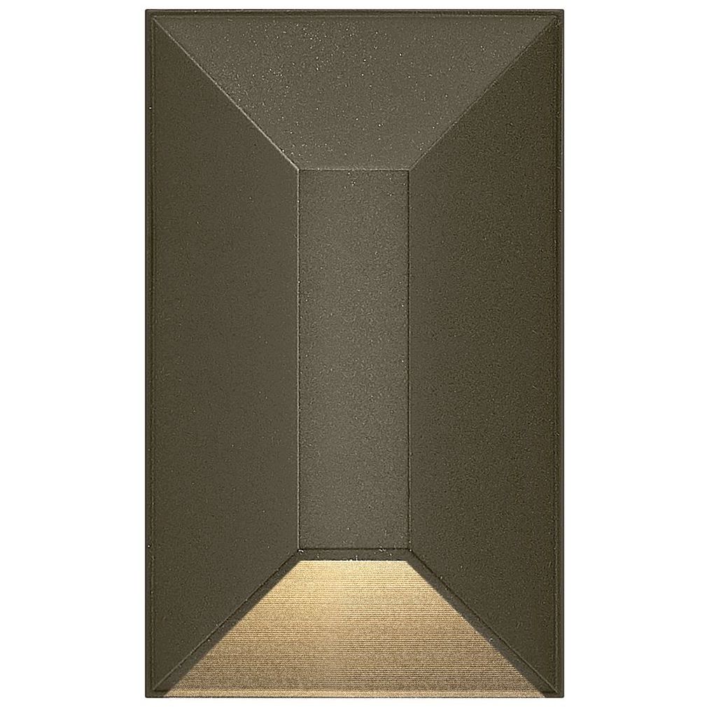 Nuvi 12v 1.40 watt Bronze Landscape Deck Sconce, Rectangular