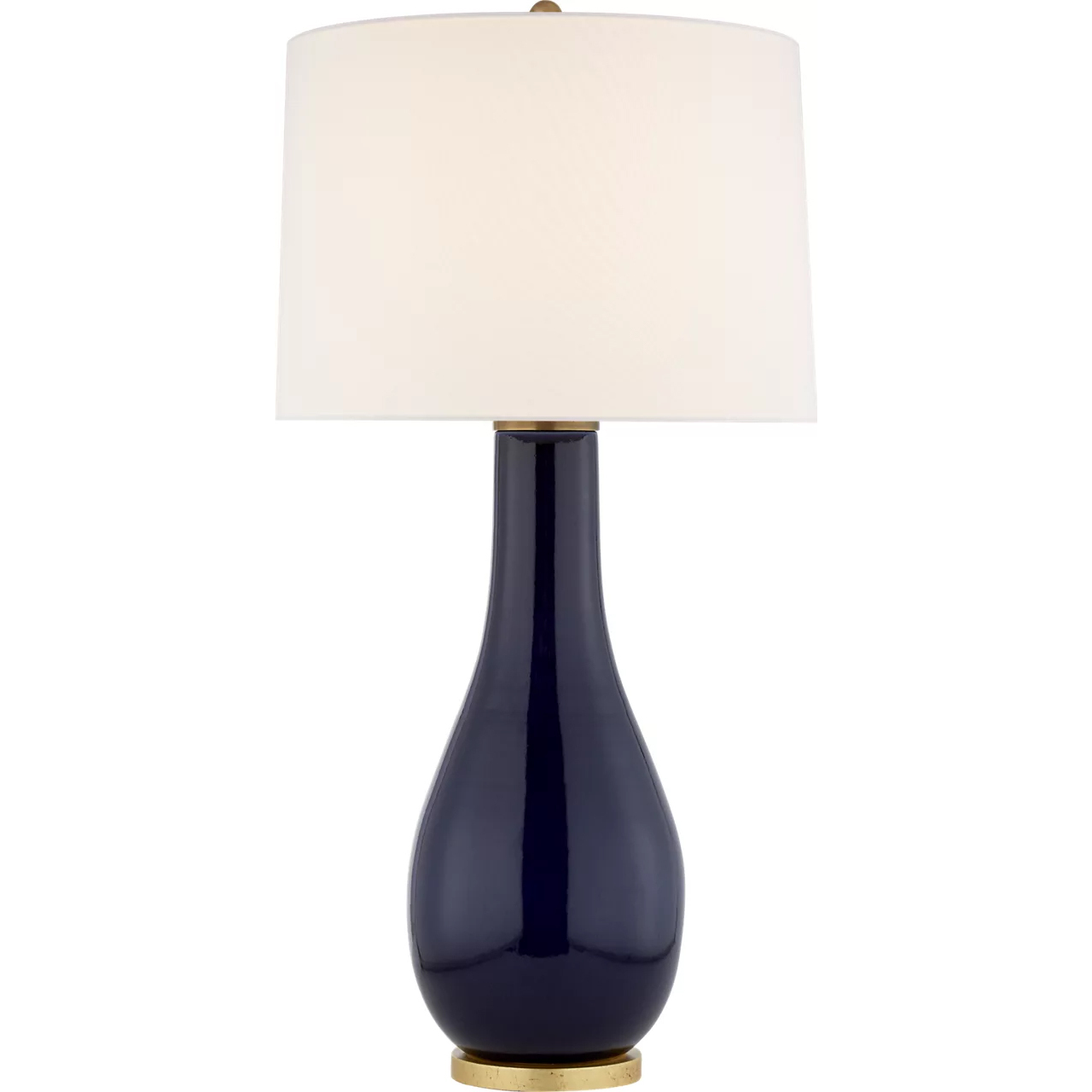 Chapman & Myers Orson 32.5 inch 150 watt Denim Porcelain Table Lamp Portable Light in Linen