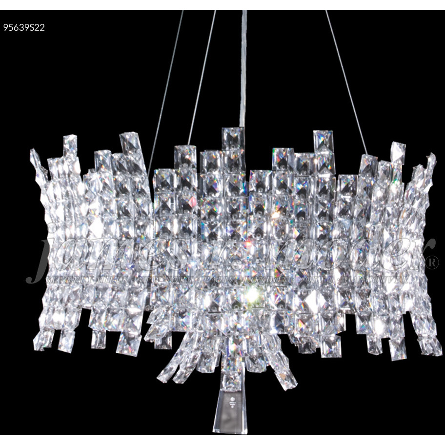 Eclipse Fashion 12 Light Silver Pendant Ceiling Light
